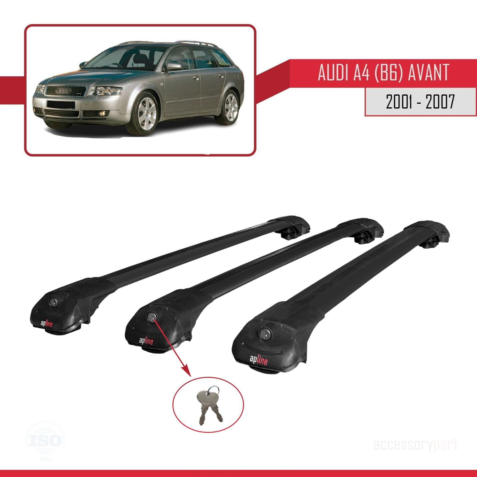 Audi A4 (B6) AVANT 2002-2004 Arası ile uyumlu ACE-1 Ara Atkı Tava