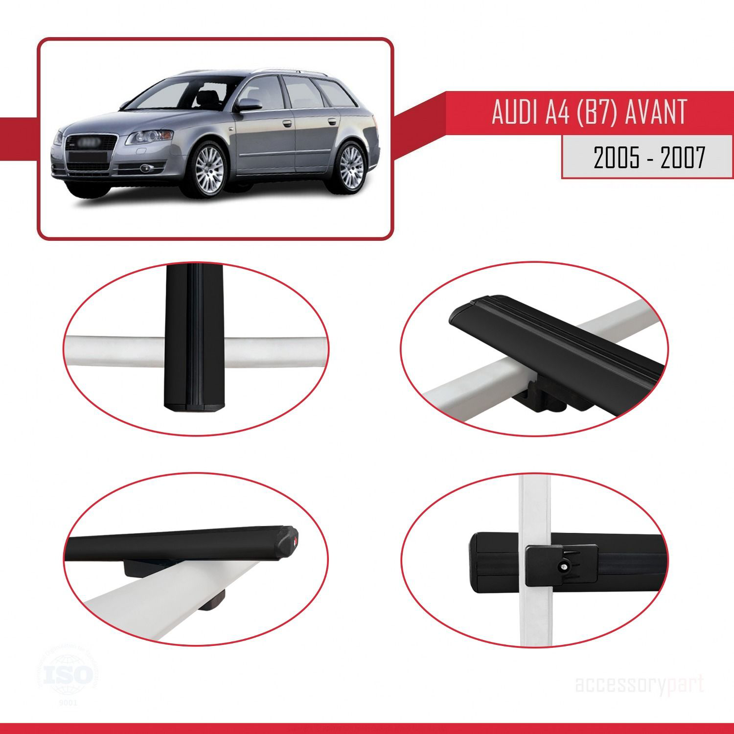 Audi A4 (B7) Avant 2005-2007 Arası ile uyumlu Basic Model Ara Atk