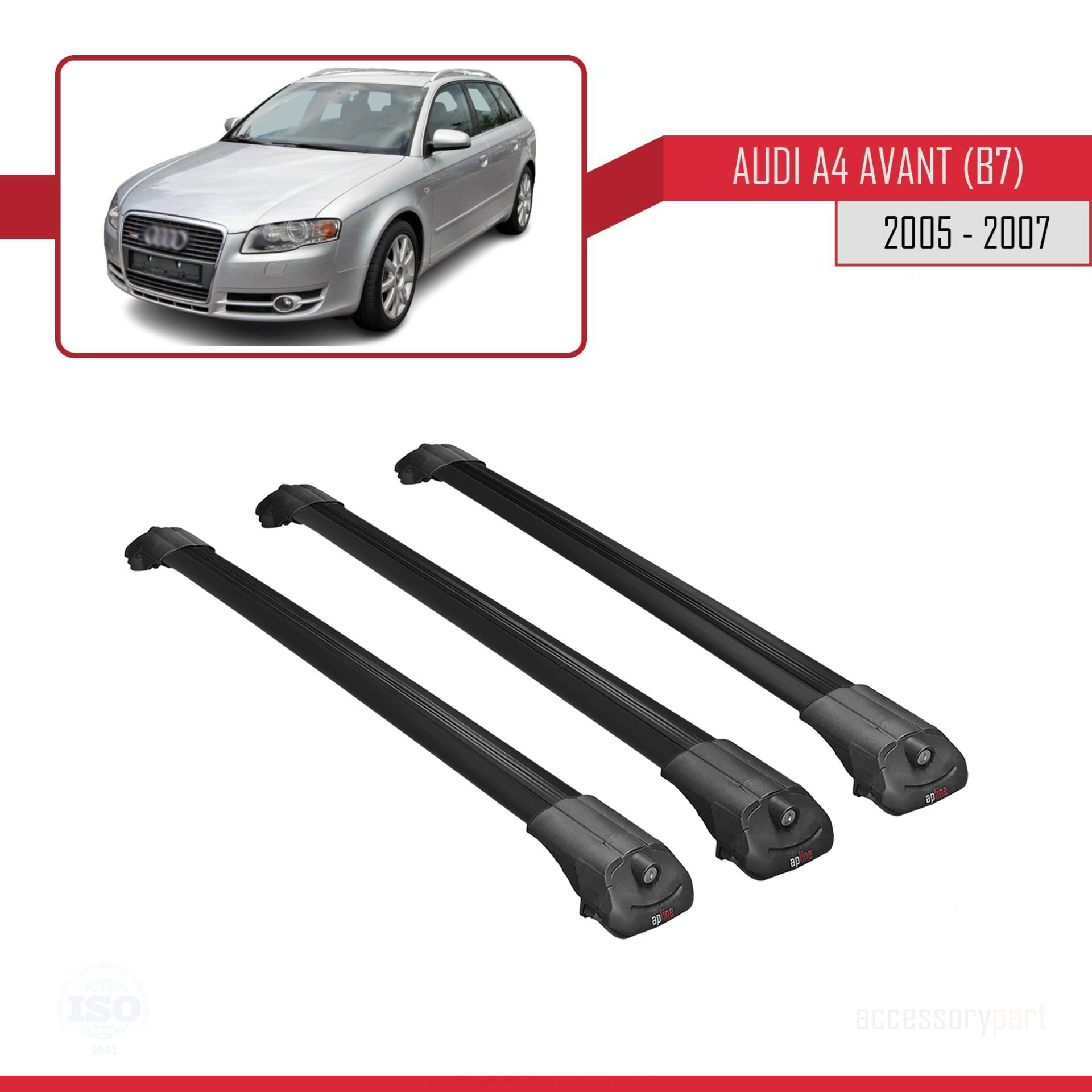 Audi A4 (B7) Avant 2005-2007 Arası ile uyumlu ACE-1 Ara Atkı Tava