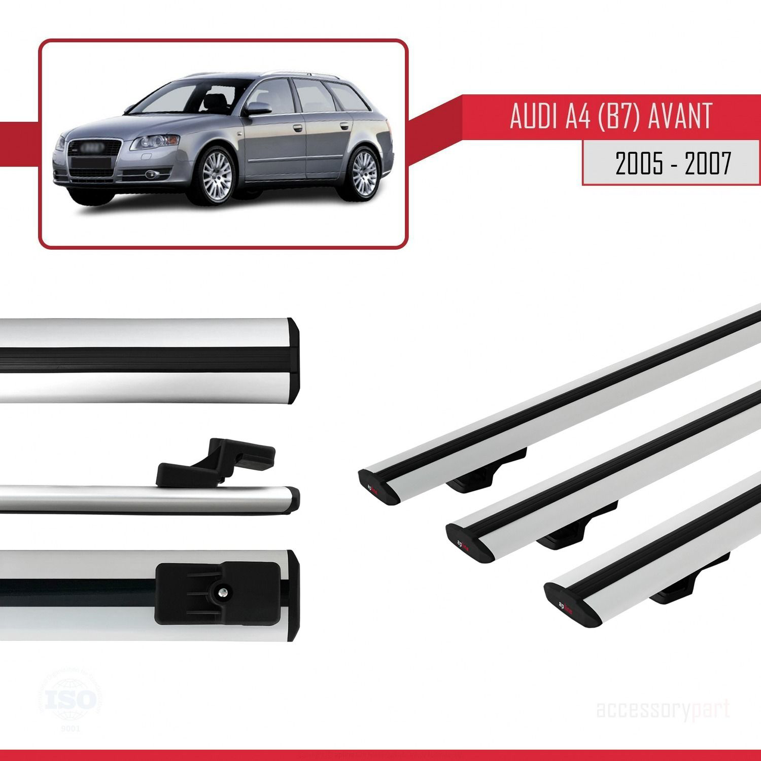 Audi A4 (B7) Avant 2005-2007 Arası ile uyumlu Basic Model Ara Atk