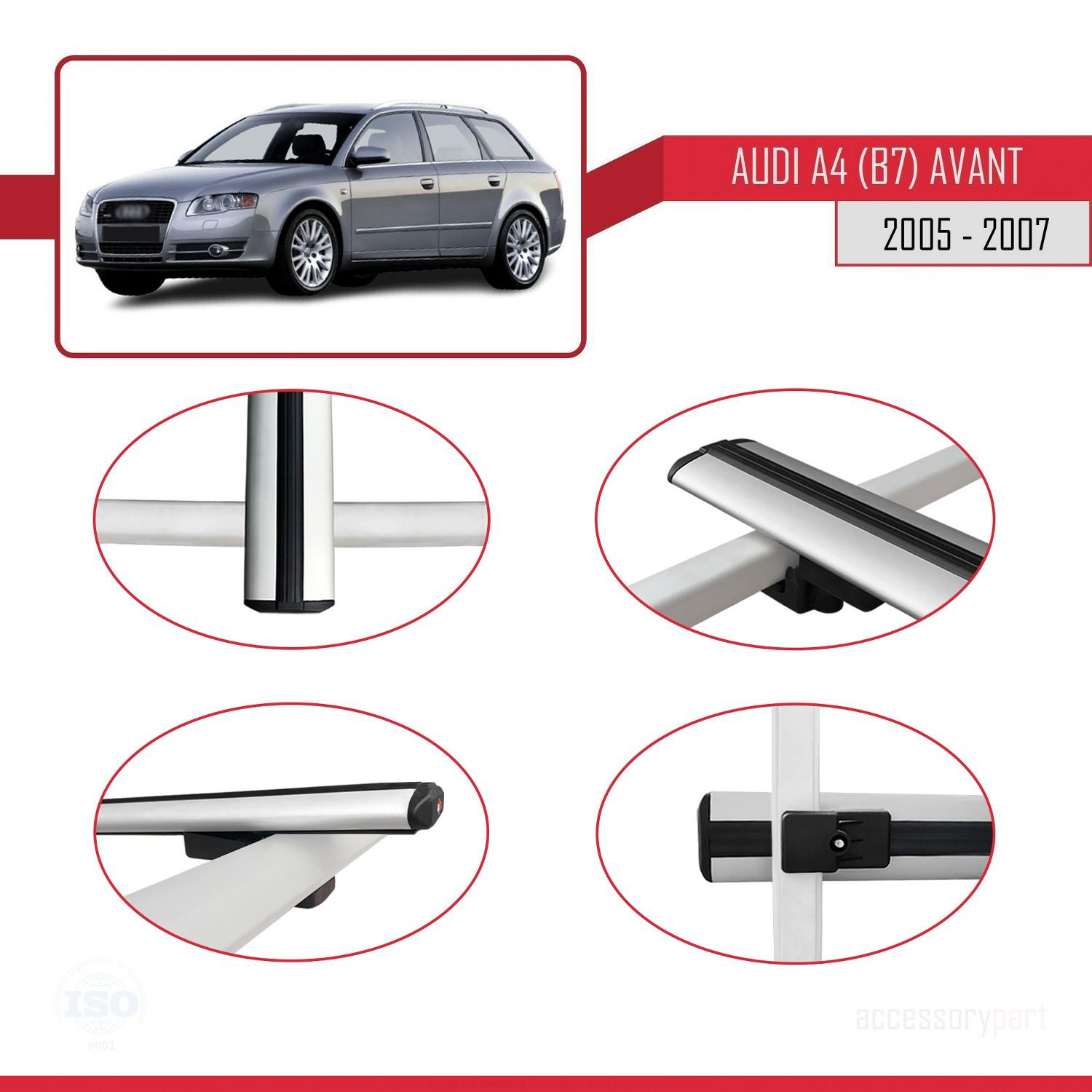 Audi A4 (B7) Avant 2005-2007 Arası ile uyumlu Basic Model Ara Atk