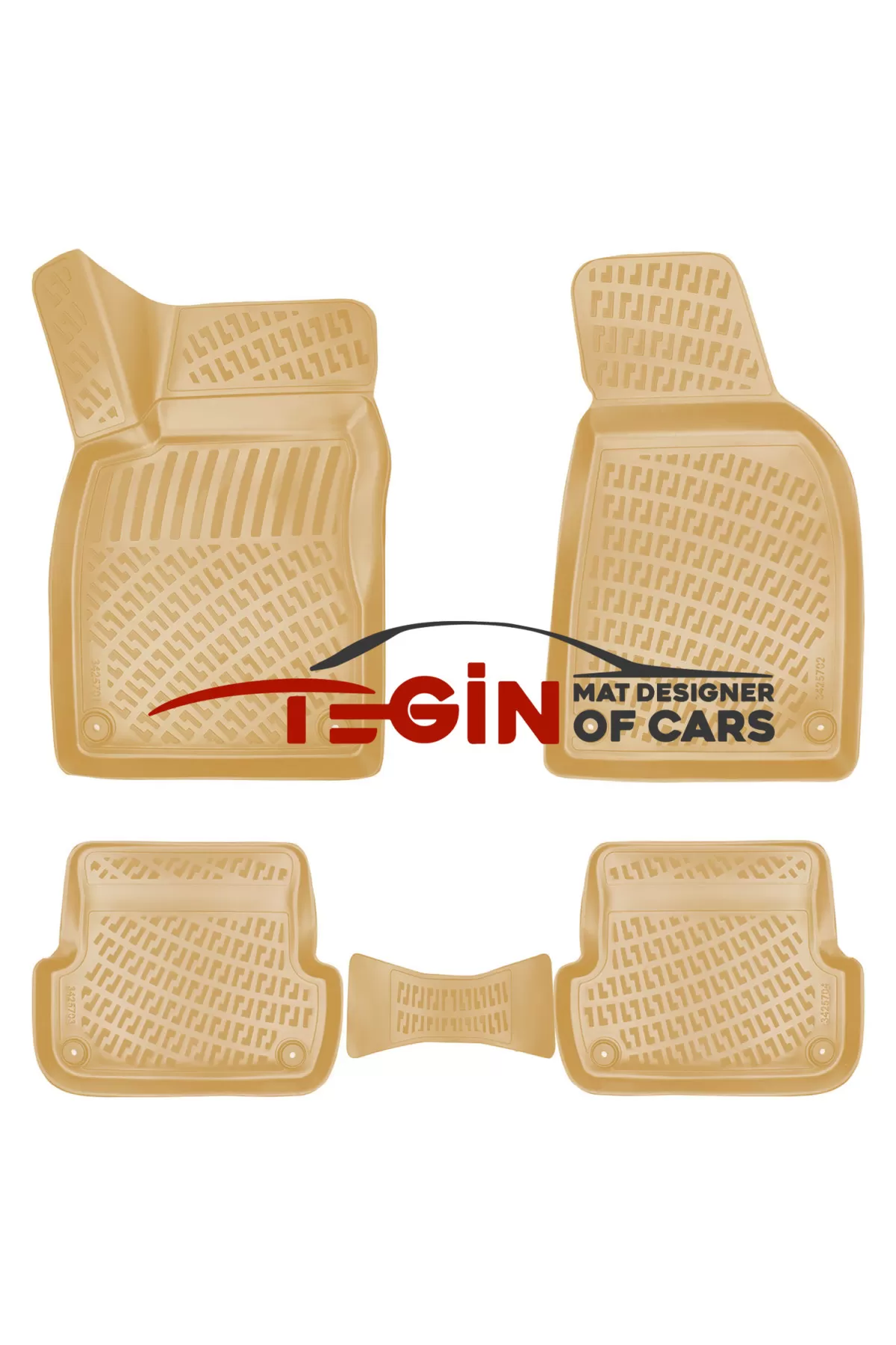 AUDİ A4 B7 Bagaj Havuzu + Bej 3D Paspas 2004