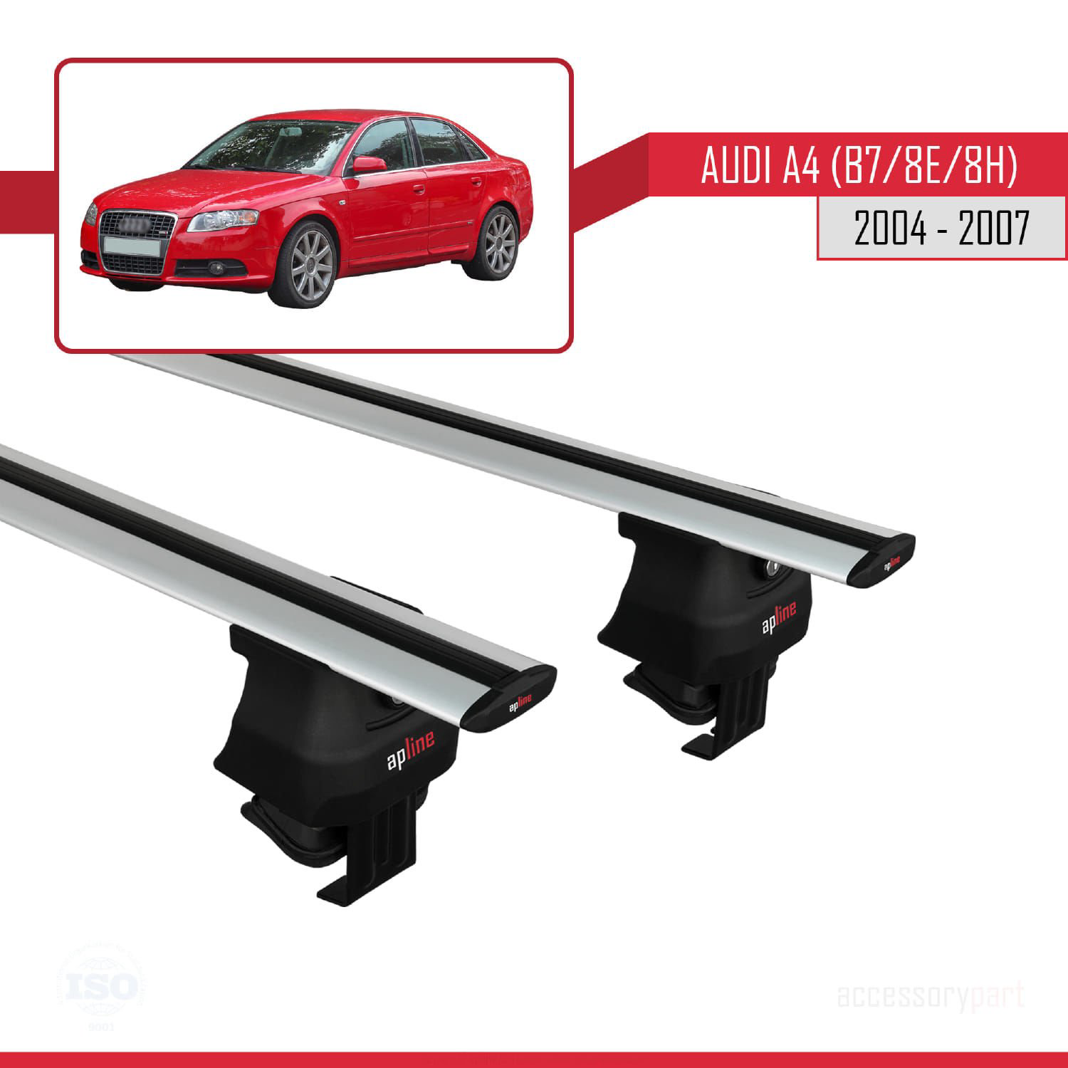 Audi A4 (B7/8E/8H) 2004-2007 Arası ile uyumlu ACE-4 Ara Atkı Tava