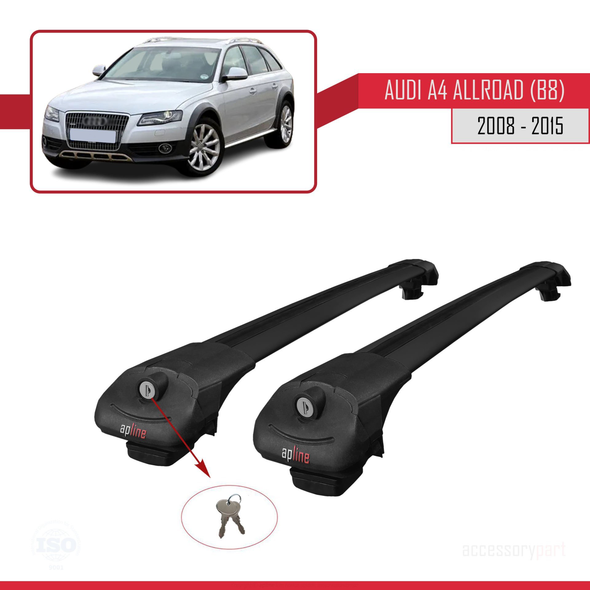 Audi A4 (B8) Allroad 2008-2015 Arası ile uyumlu ACE-1 Ara Atkı Ta