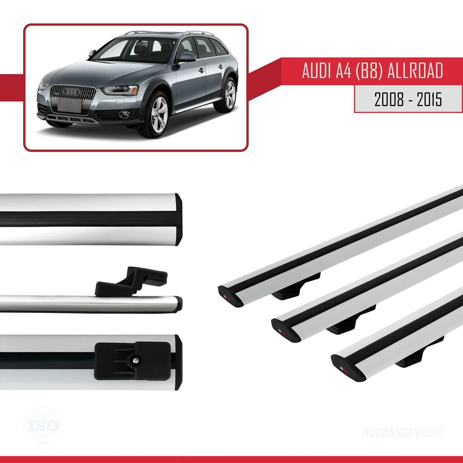 Audi A4 (B8) Allroad 2008-2015 Arası ile uyumlu Basic Model Ara A