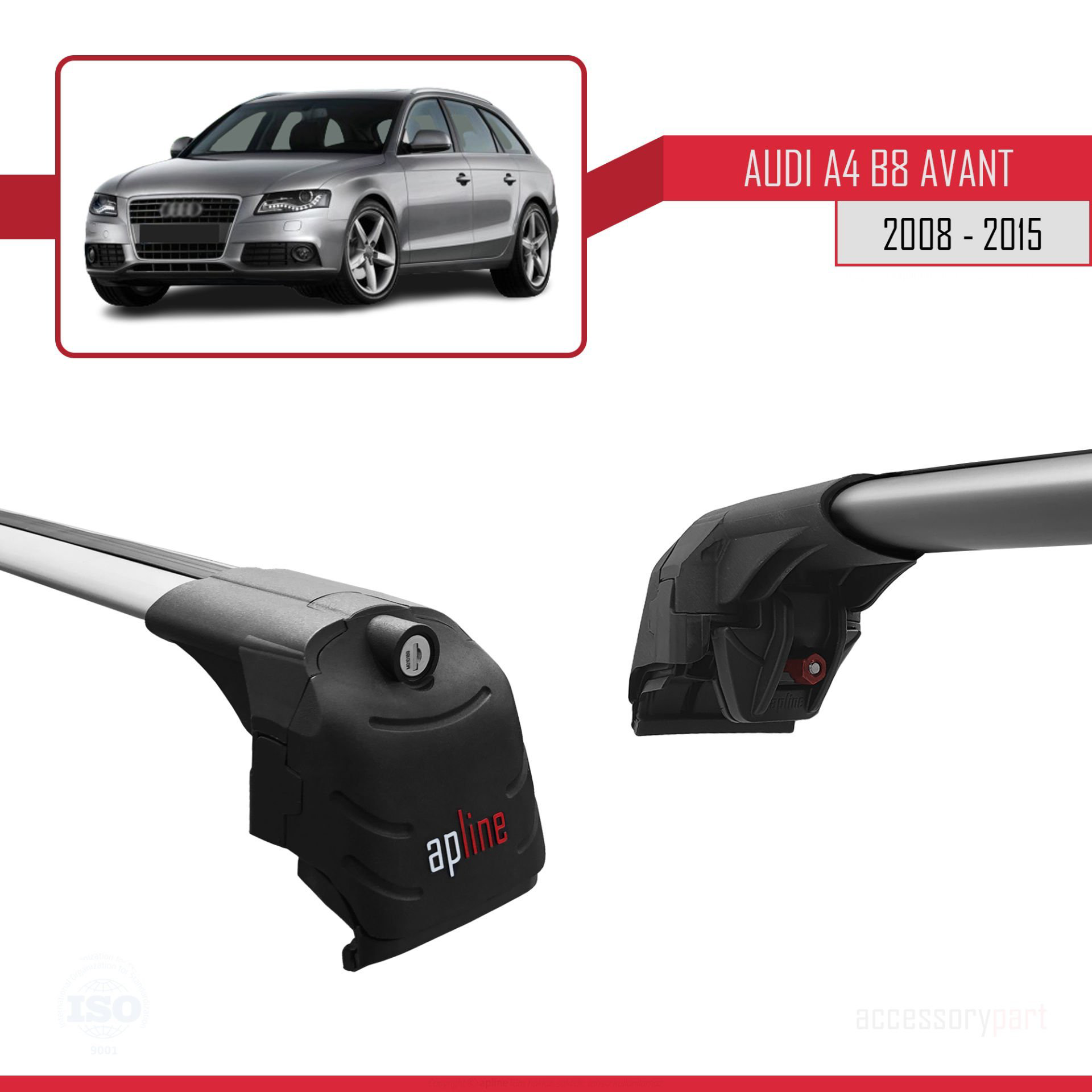 Audi A4 (B8) AVANT 2008-2015 Arası ile uyumlu ACE-2 Ara Atkı Tava