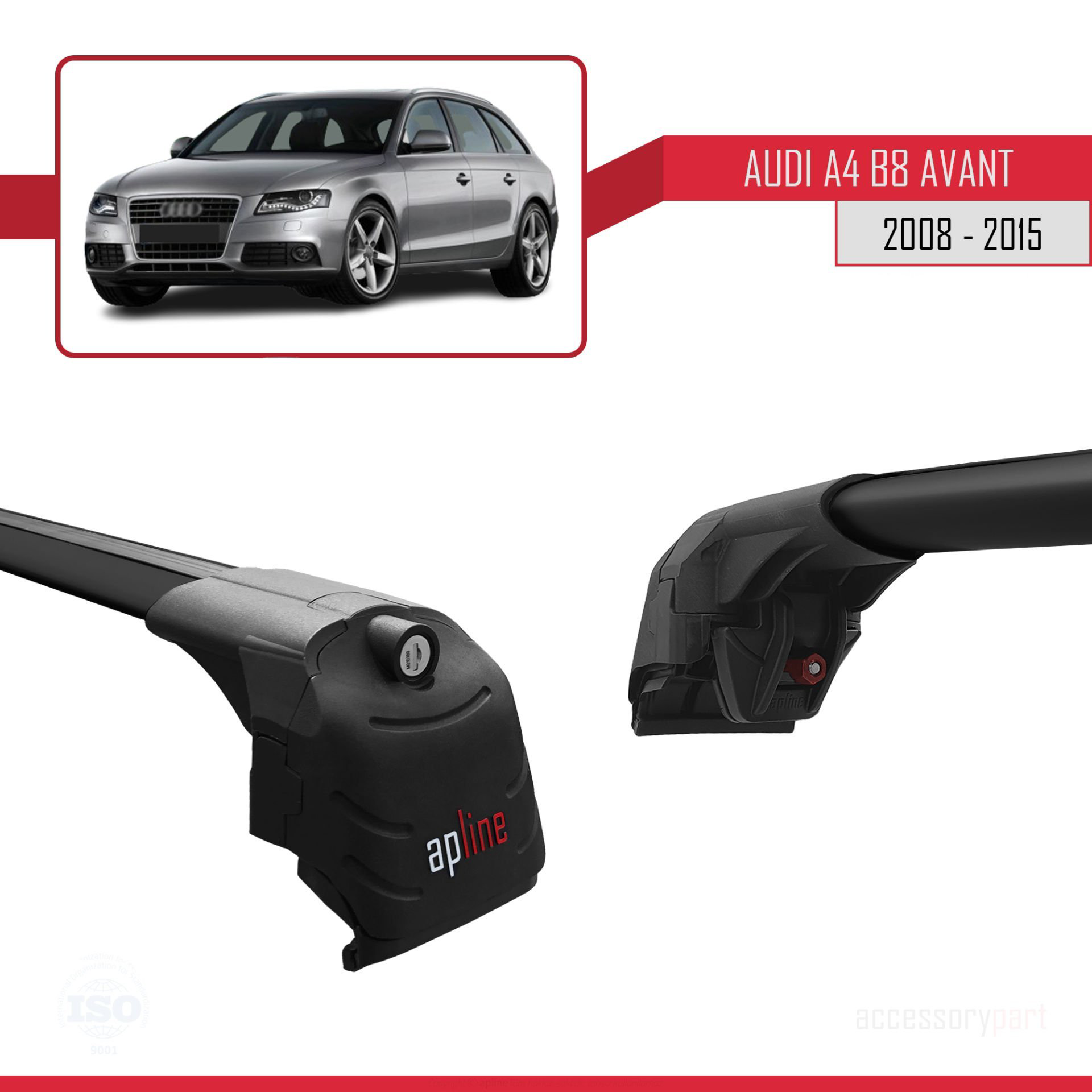 Audi A4 (B8) AVANT 2008-2015 Arası ile uyumlu ACE-2 Ara Atkı Tava