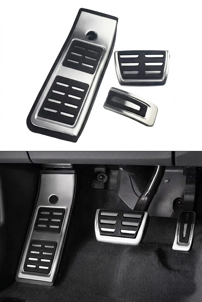 Audi A4 B9 A5 F5 2016-2023 Uyumlu Geçme Otomatik Pedal Seti 3 Par