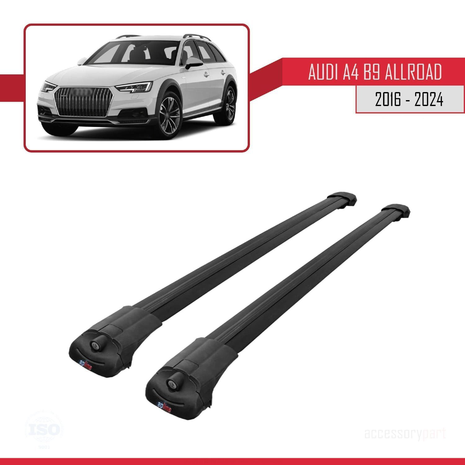 Audi A4 (B9) ALLROAD 2016 ve Sonrası ile uyumlu ACE-1 Ara Atkı Ta