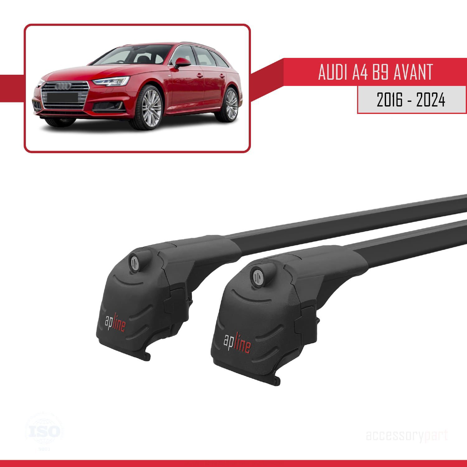 Audi A4 (B9) AVANT 2016 ve Sonrası ile uyumlu ACE-2 Ara Atkı Tava