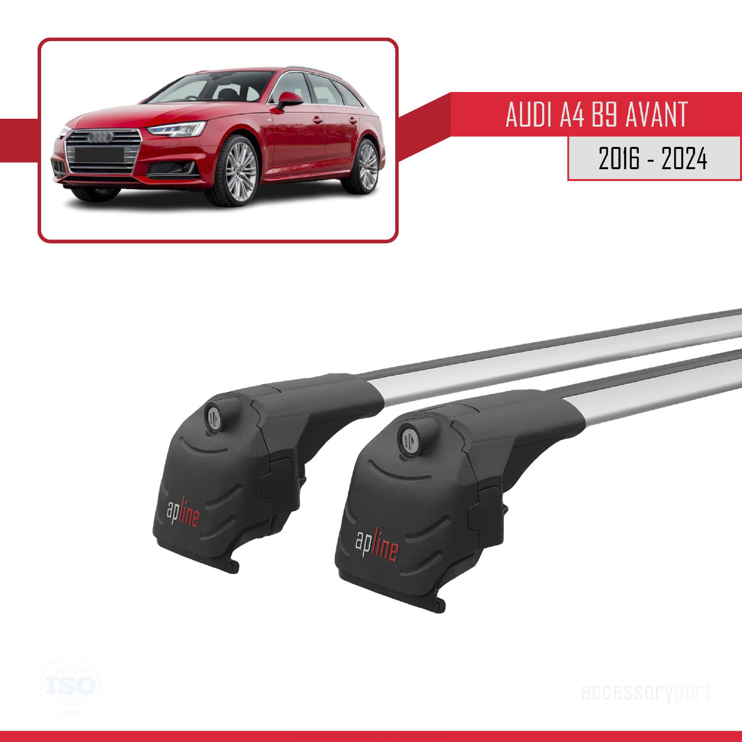 Audi A4 (B9) AVANT 2016 ve Sonrası ile uyumlu ACE-2 Ara Atkı Tava