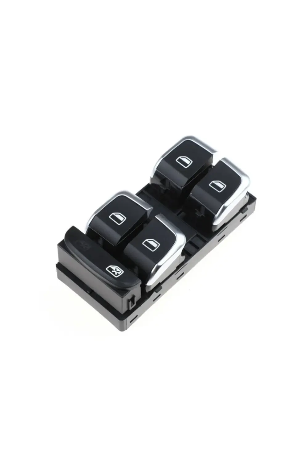 Audi A4 Sol Dörtlü Cam Açma Düğmesi Anahtarı Krom 2008--2014
