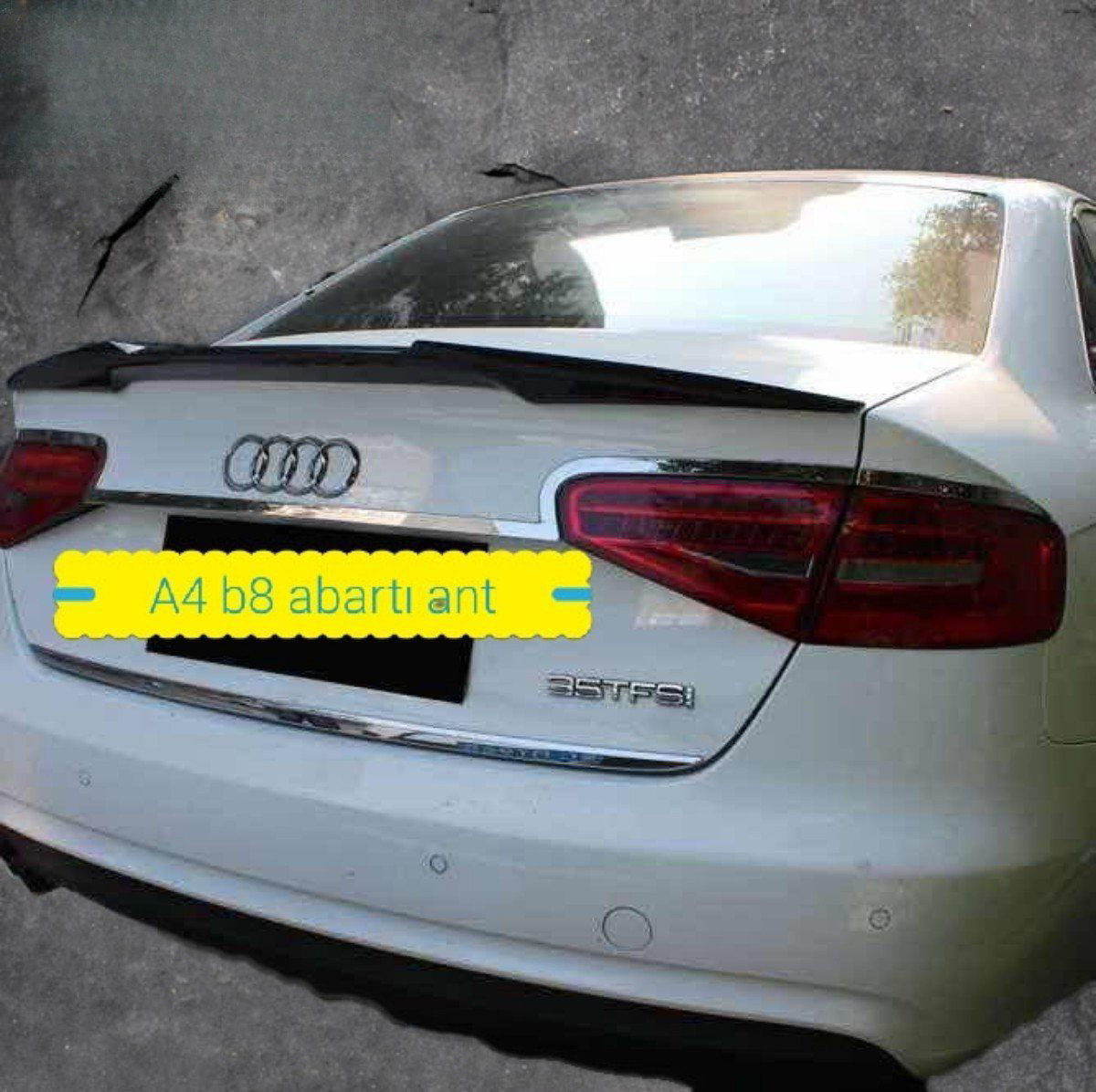 Audi A4 Uyumlu Abarty Spoiler 2008-2016 Arası Boyalı Audi A4 Uyumlu Abarty Spoiler 2008-2016 Arası Boyalı