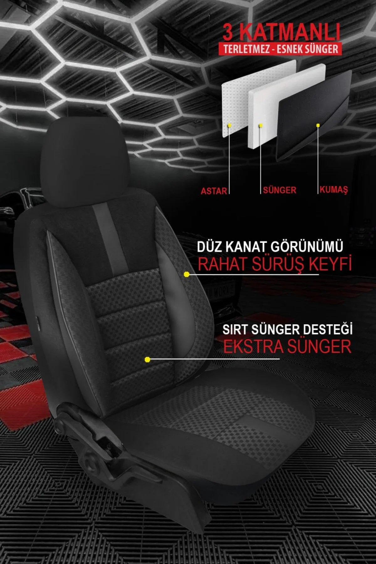 Audi A5 Sedan 2010-2015 Aracınıza Uyumlu Füme Başak Plus Serisi D