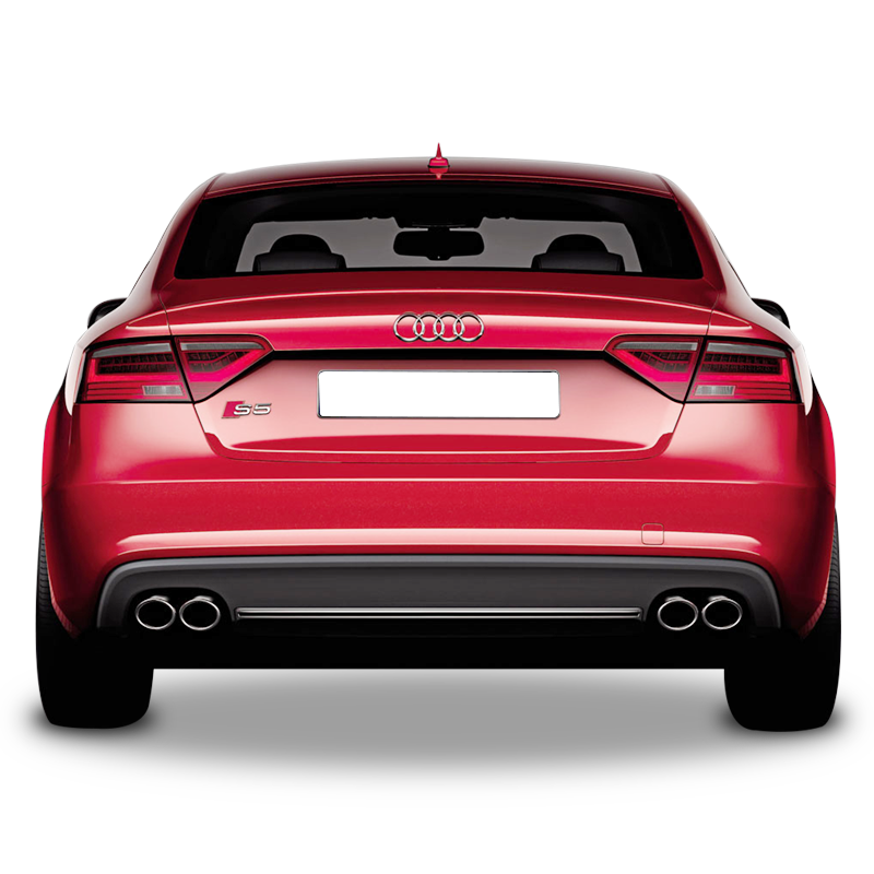 Audi A5 Uyumlu B9 Sportback S5 Arka Tampon Eki - Difüzör (Plastik Audi A5 Uyumlu B9 Sportback S5 Arka Tampon Eki - Difüzör (Plastik