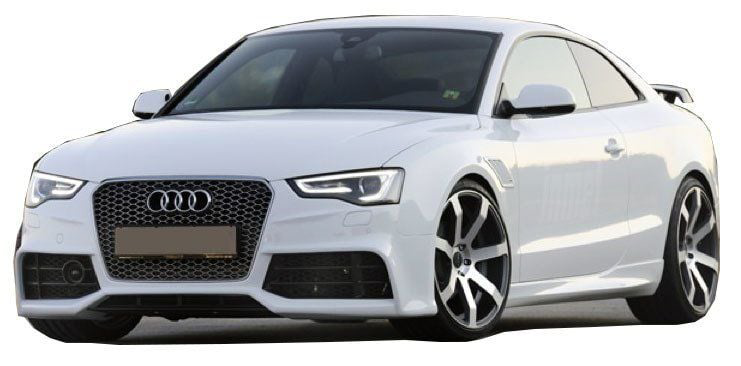 Audi A5 Uyumlu 8P3 2008 - 2016 Coupe 2 Kapı Rs5 Yan Marşpiyel Set
