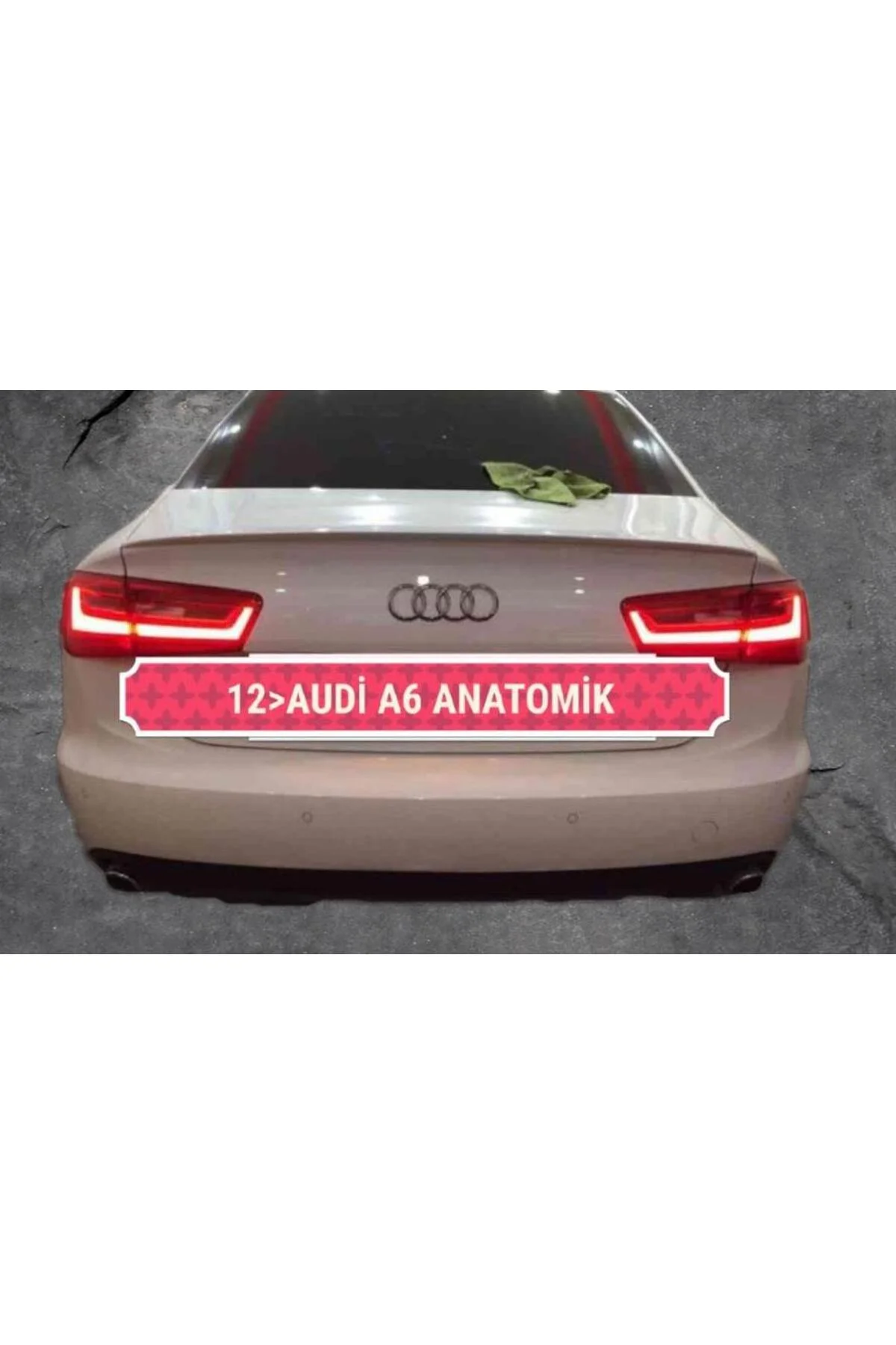 AUDİ A6 2012- ASTARLI ANATOMİK SPOİLER