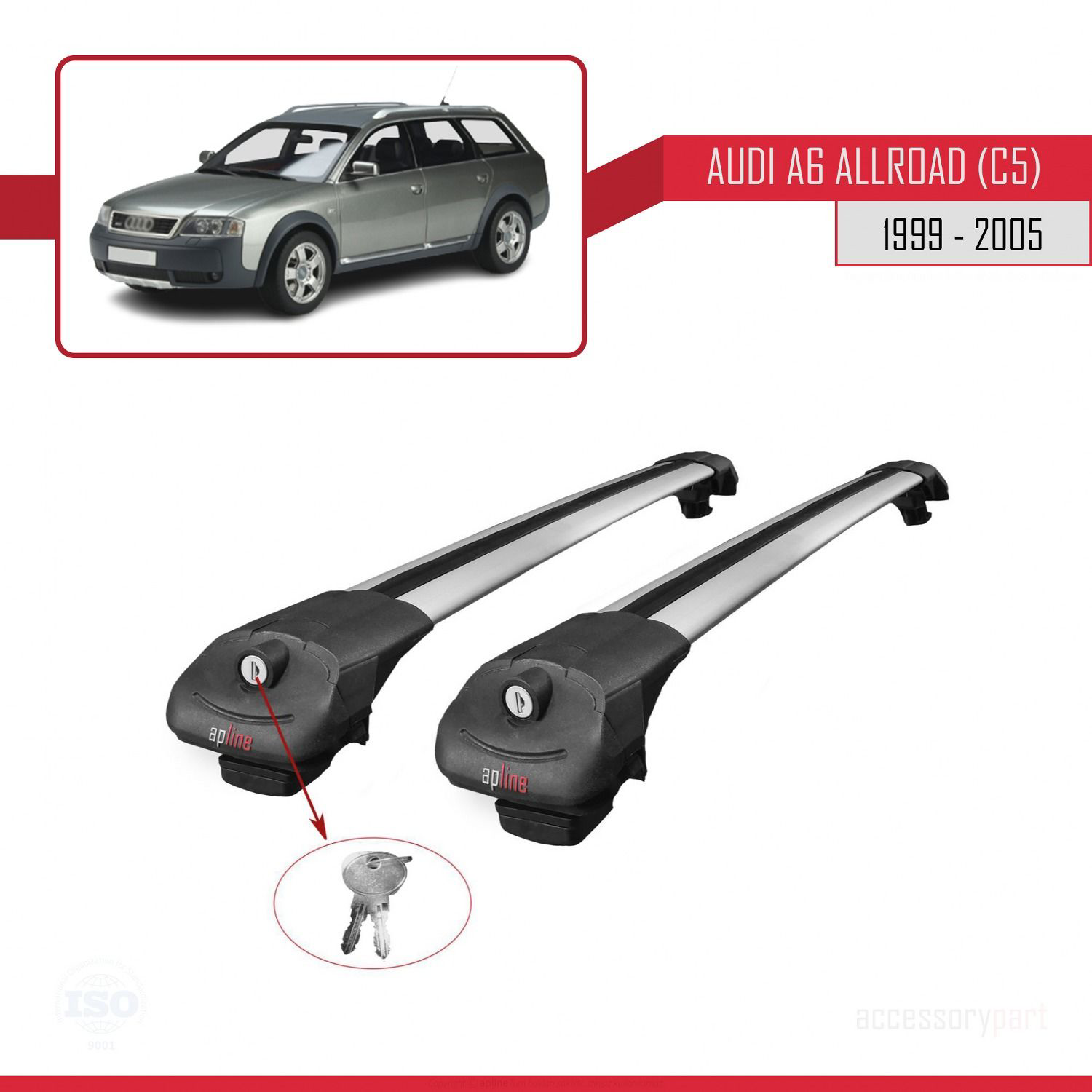 Audi A6 (C5) Allroad 1999-2005 Arası ile uyumlu ACE-1 Ara Atkı Ta