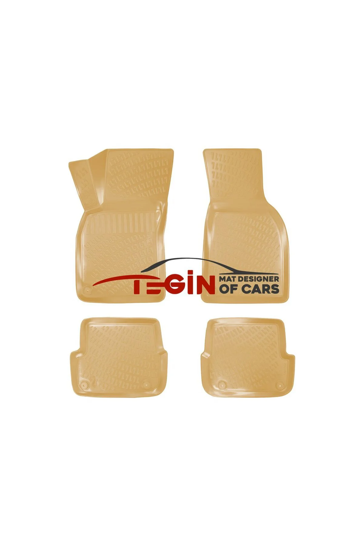 Audi A6 C6 2004-2011 S-Line Bej 3D Havuzlu Paspas