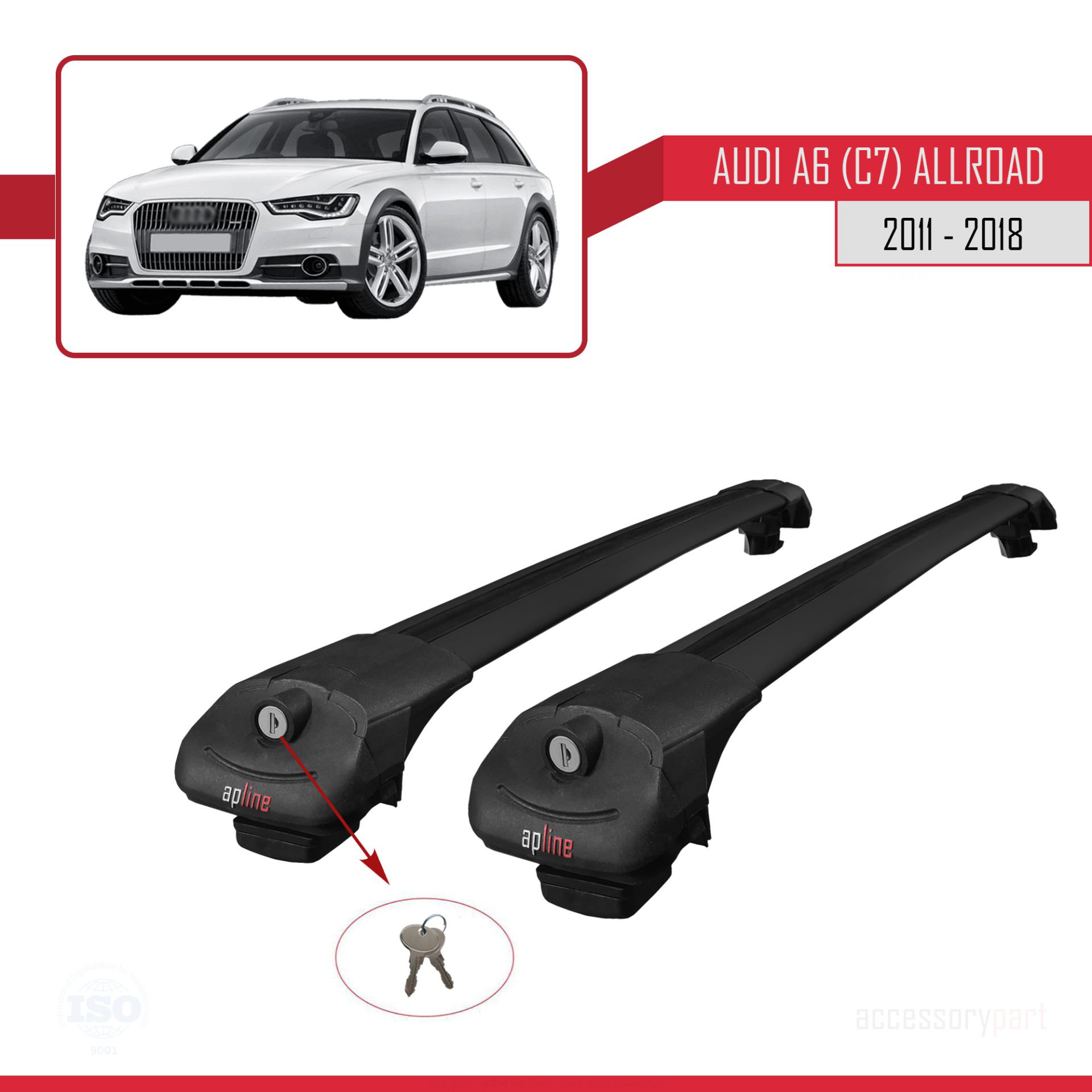 Audi A6 (C7) Allroad 2011-2018 Arası ile uyumlu ACE-1 Ara Atkı Ta