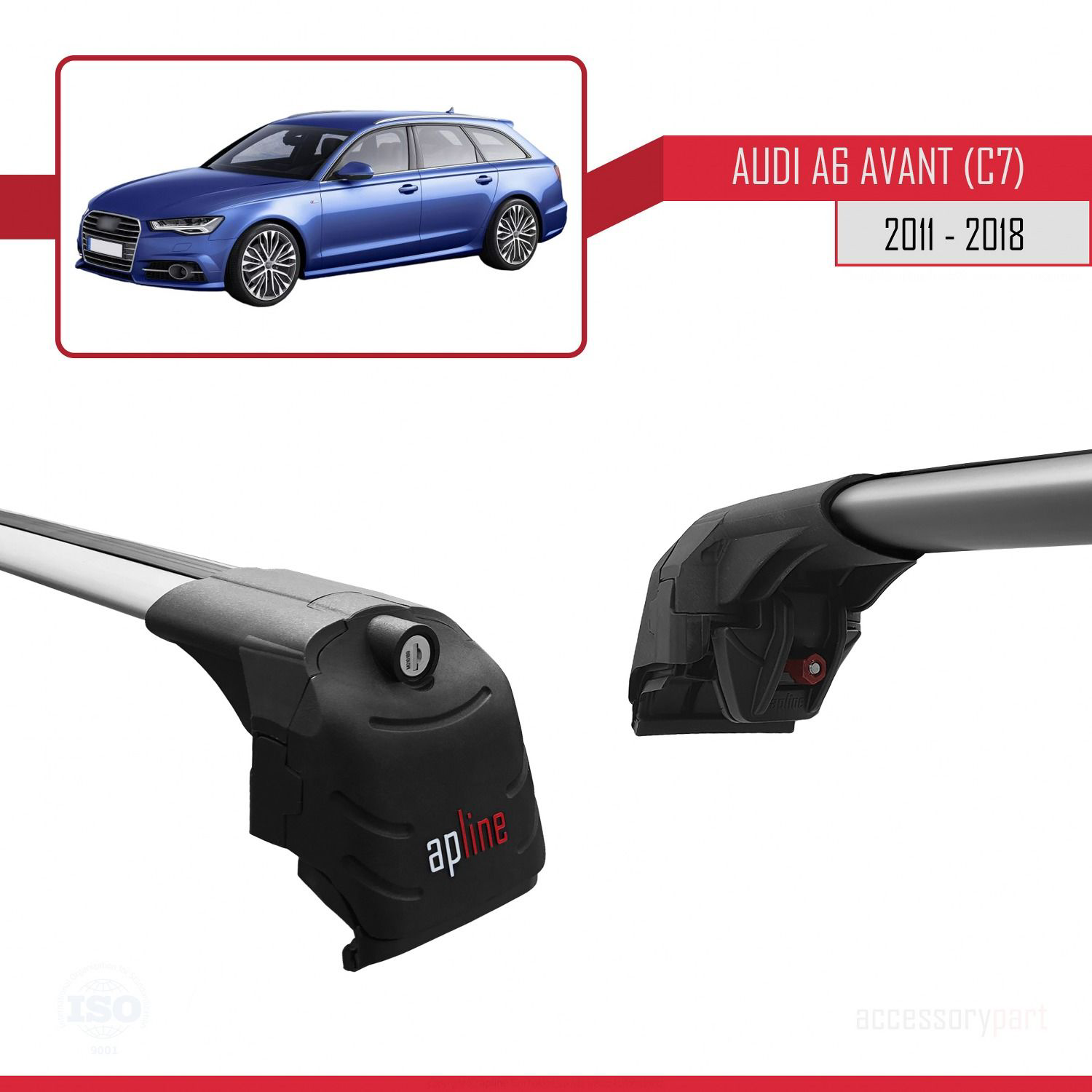Audi A6 (C7) AVANT 2011-2018 Arası ile uyumlu ACE-2 Ara Atkı Tava