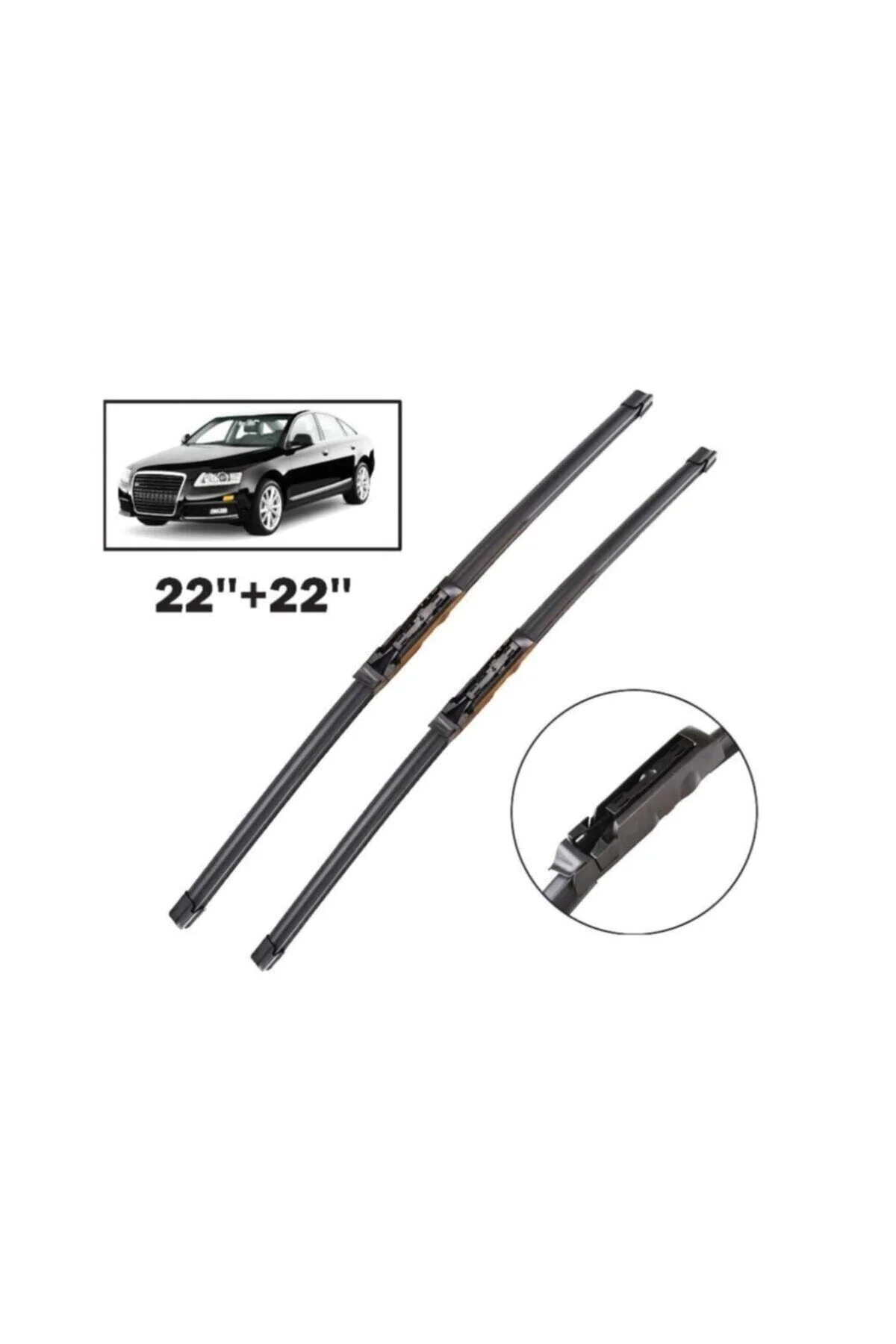 Audi A6 Maxtel Araca Özel Silecek Süpürgesi Takımı 2005--2010 Uyu