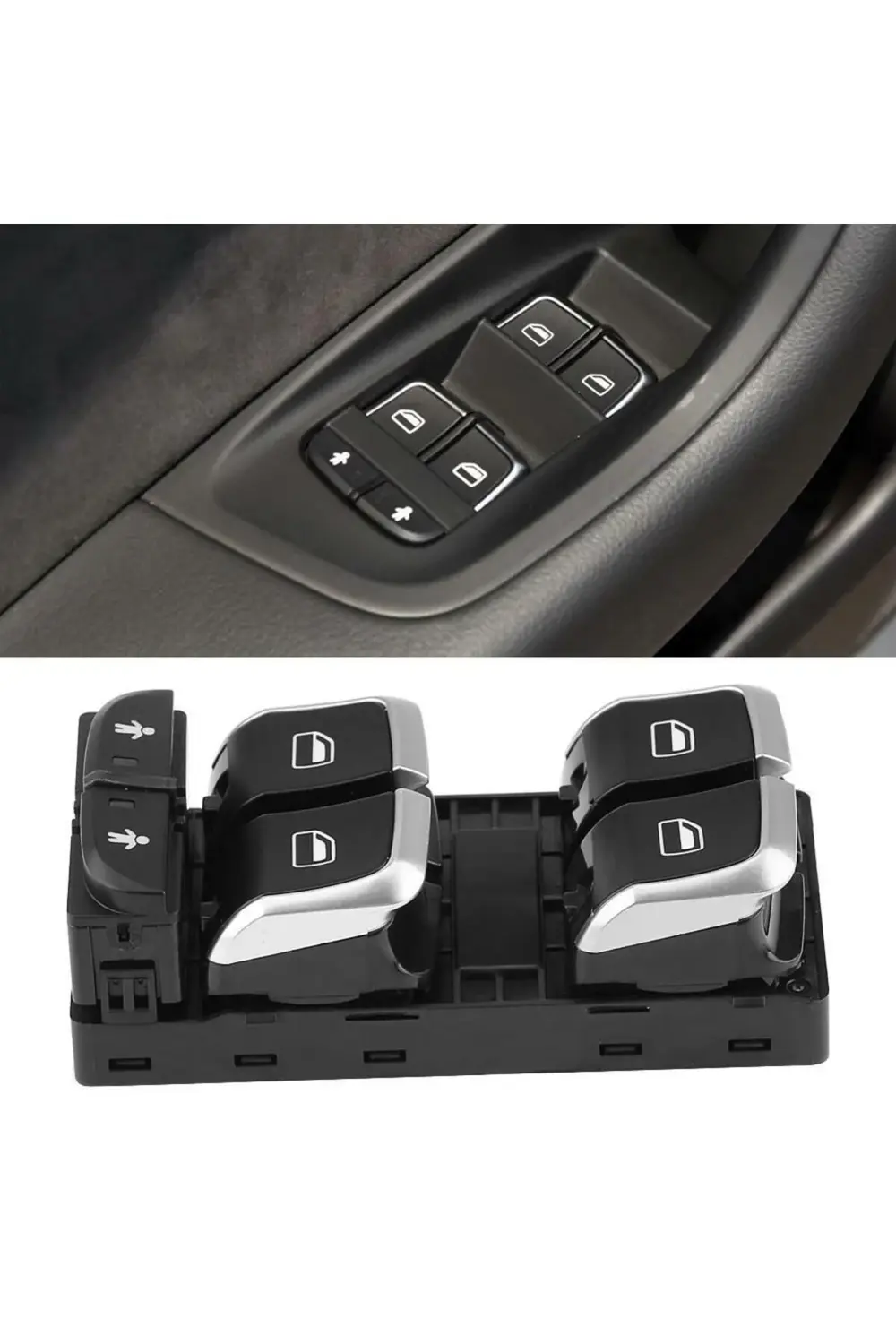 Audi A6 Sol Dörtlü Cam Açma Kapama Düğmesi Anahtarı 2011-2015