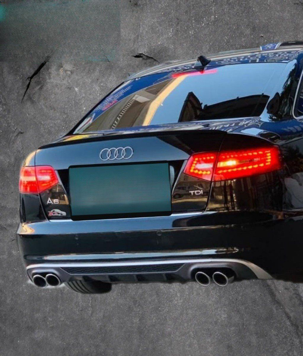 Audi A6 Uyumlu 3 Parça Anatomik Spoiler Boyalı 2005-2011 Model Ar