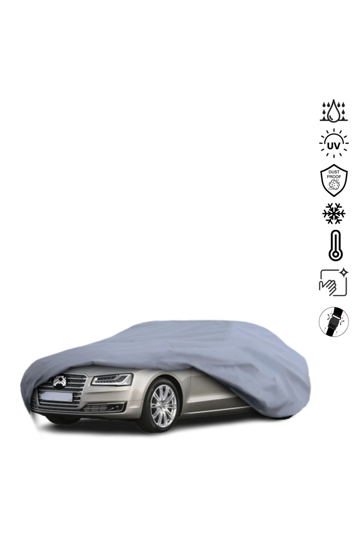 Audı A8 D4 (2010-2013) Sedan Araba Brandası Miflonlu Su Geçirmez 