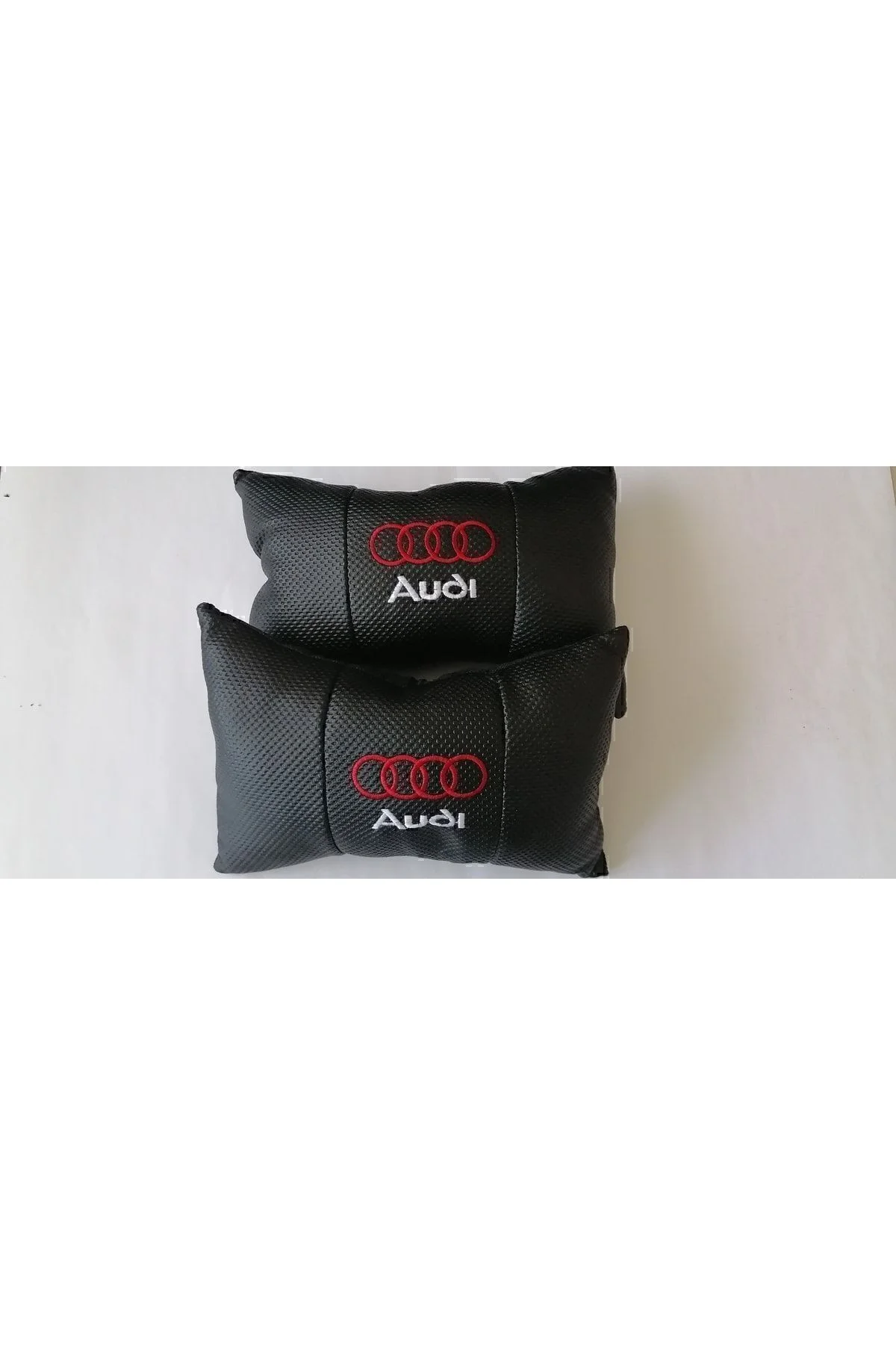 Audi Arma A1 A2 A3 A4 Model Oto Araba Ofis Bel Destek Koltuk Boyun Yastığı Vinil Deri Nakış Işleme - Görsel 5