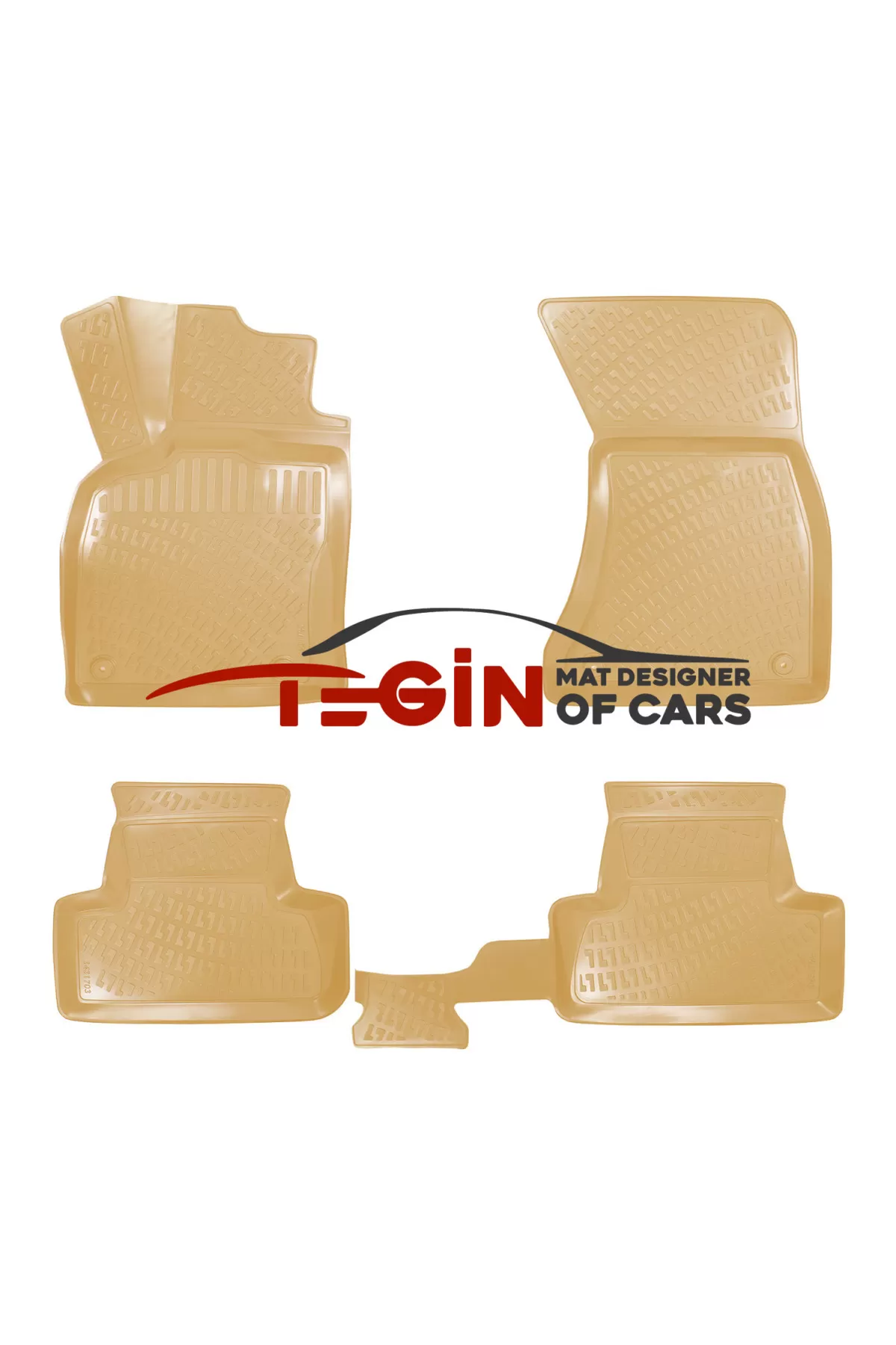 Audi Q5 2016 3D Havuzlu Paspas Bej