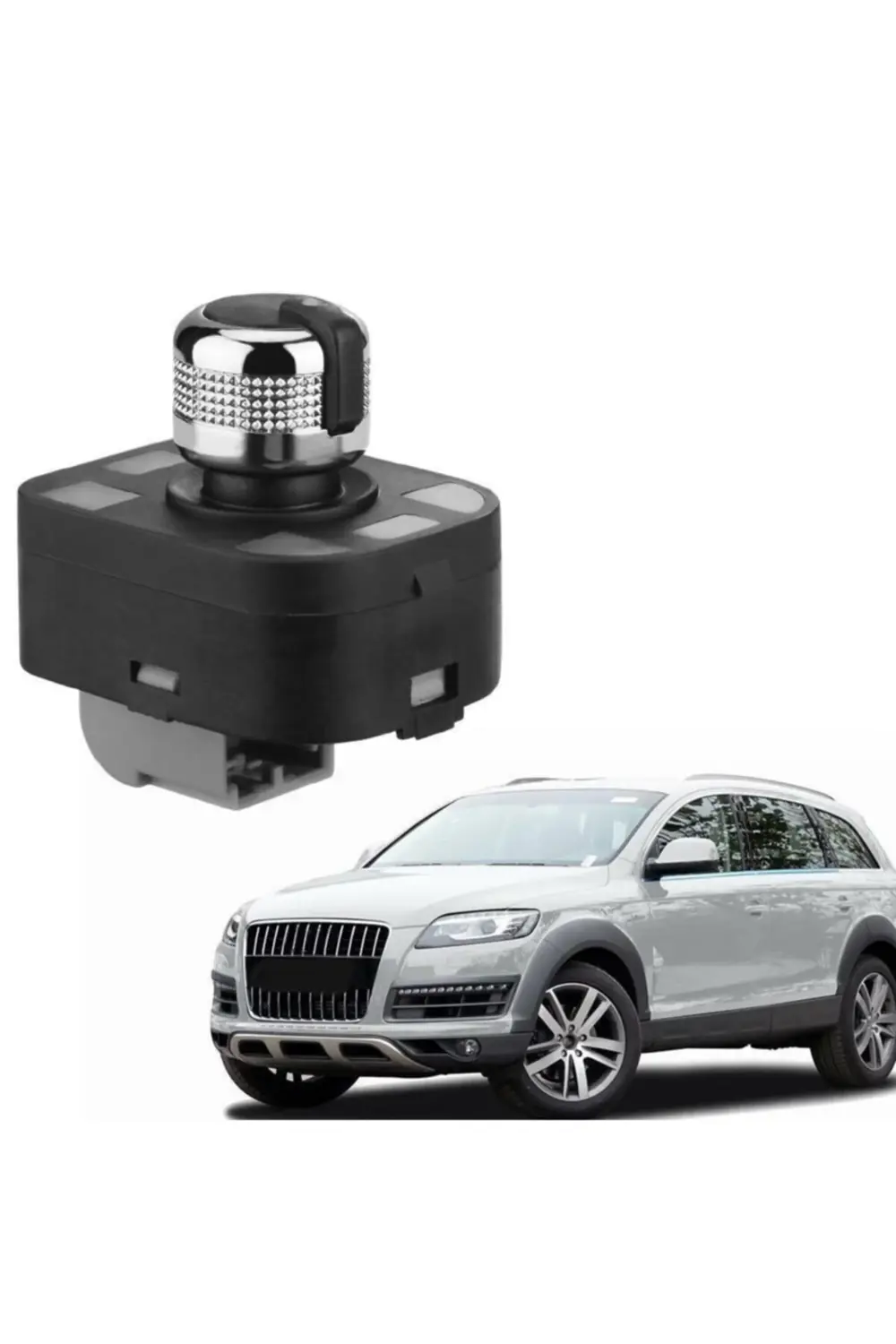 Audi Q7 Ayna Ayar Düğmesi Joystiği Krom 2007--2013