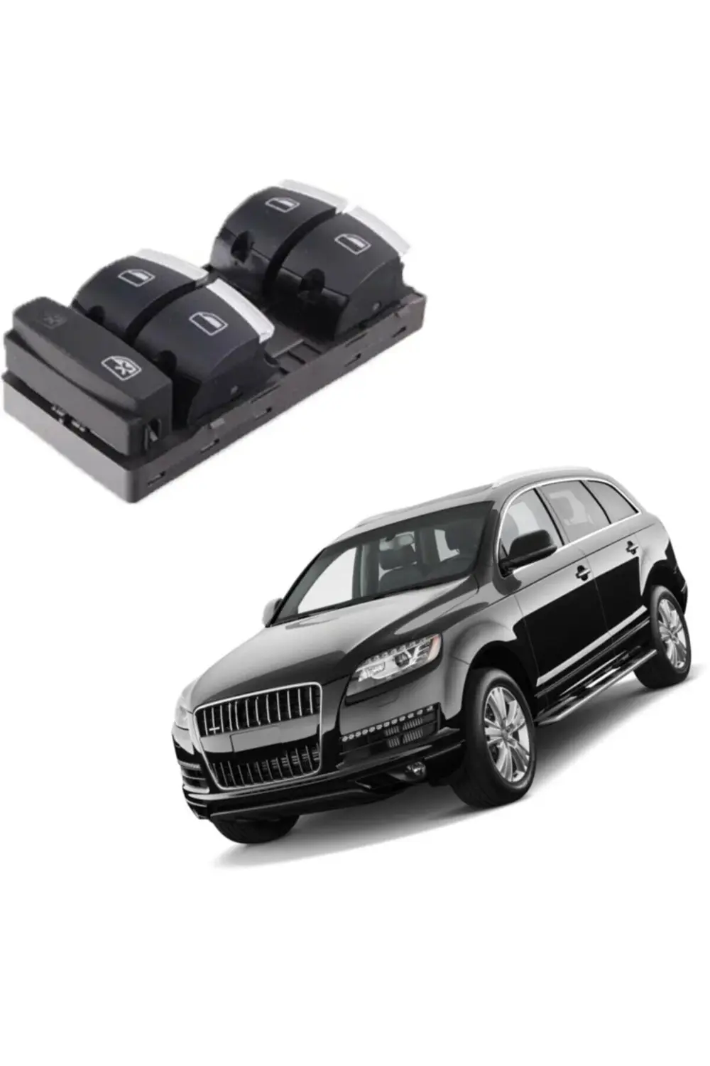 Audi Q7 Cam Açma Kapama Anahtarı 2007--2014 Model Arası