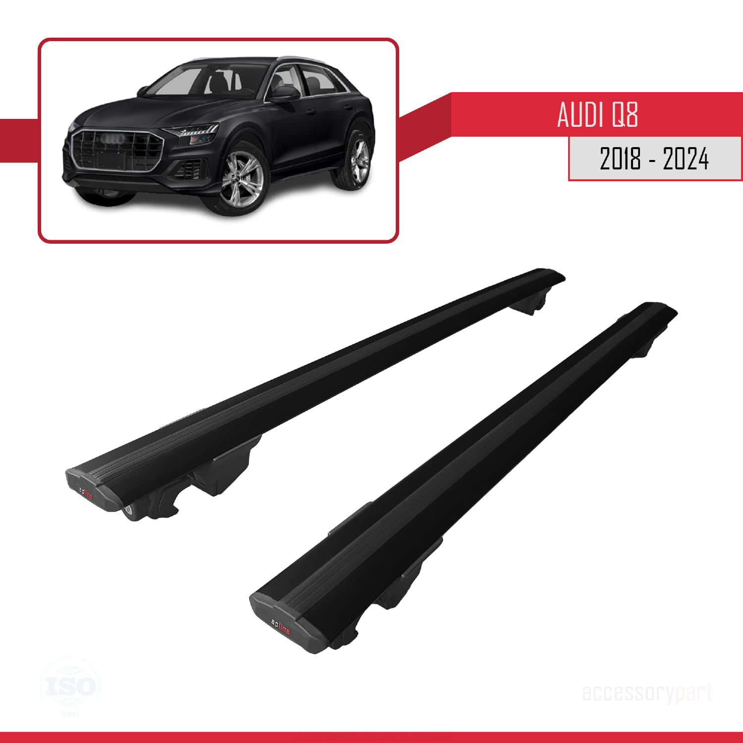 Audi Q8 (F1) 2018 ve Sonrası ile uyumlu HOOK Model Anahtar Kilitl