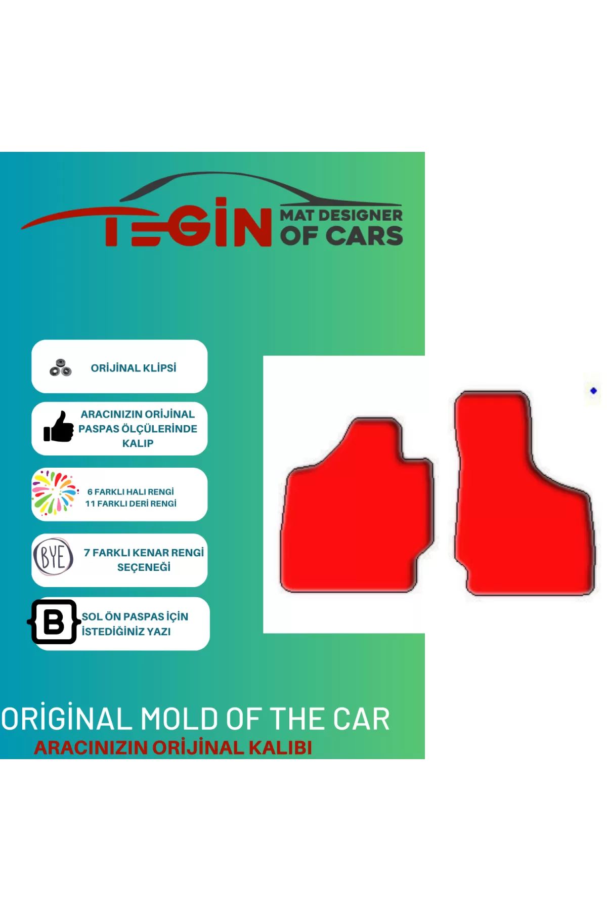 Audi Tt 8j 2006-2014 Prime Bej Halı Siyah Kenar Halı Paspas