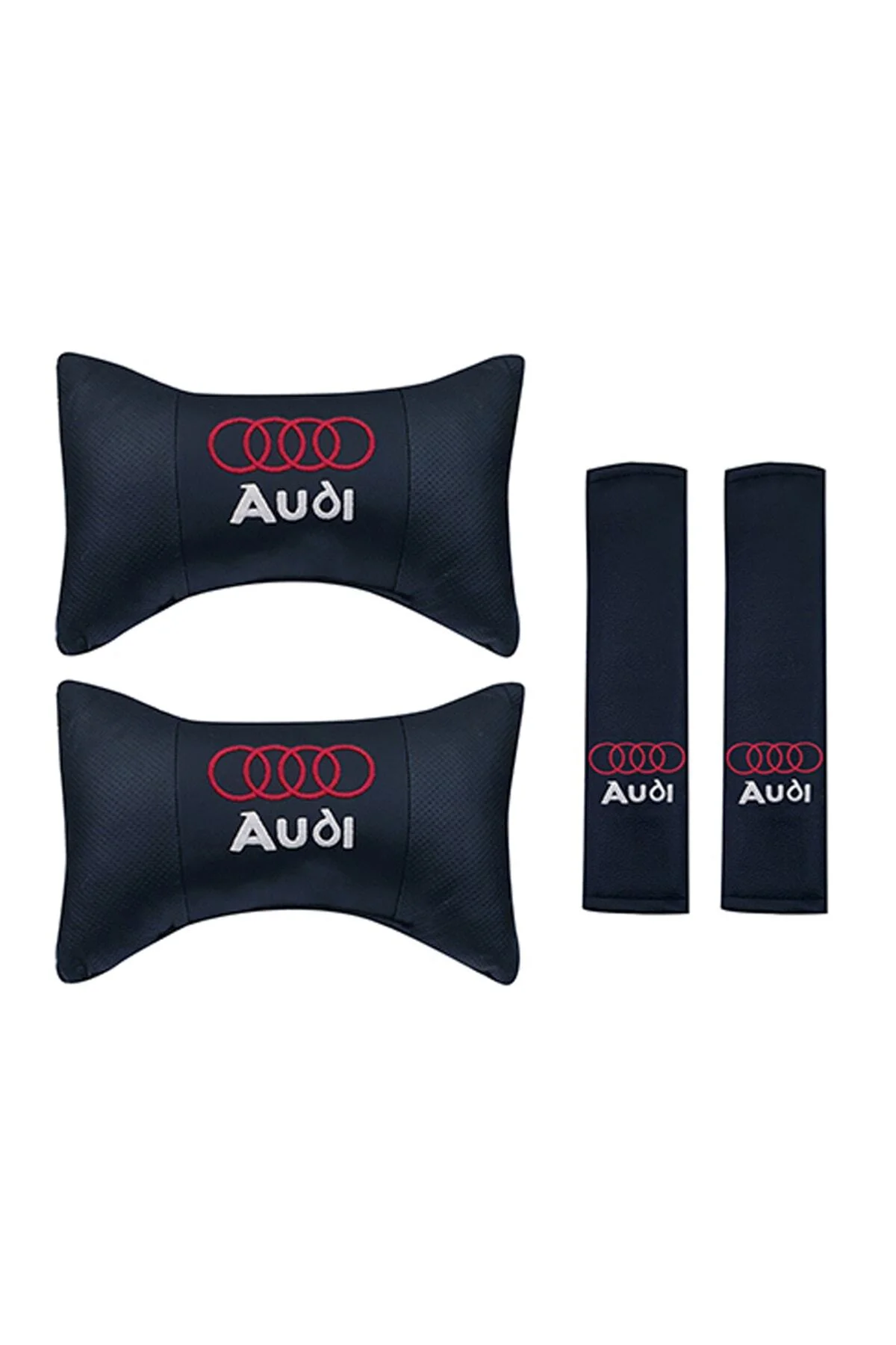 Audi Yüksek Kalite Seyahat Boyun Yastığı Ve Kemer Pedi Takımı Audi Yüksek Kalite Seyahat Boyun Yastığı Ve Kemer Pedi Takımı