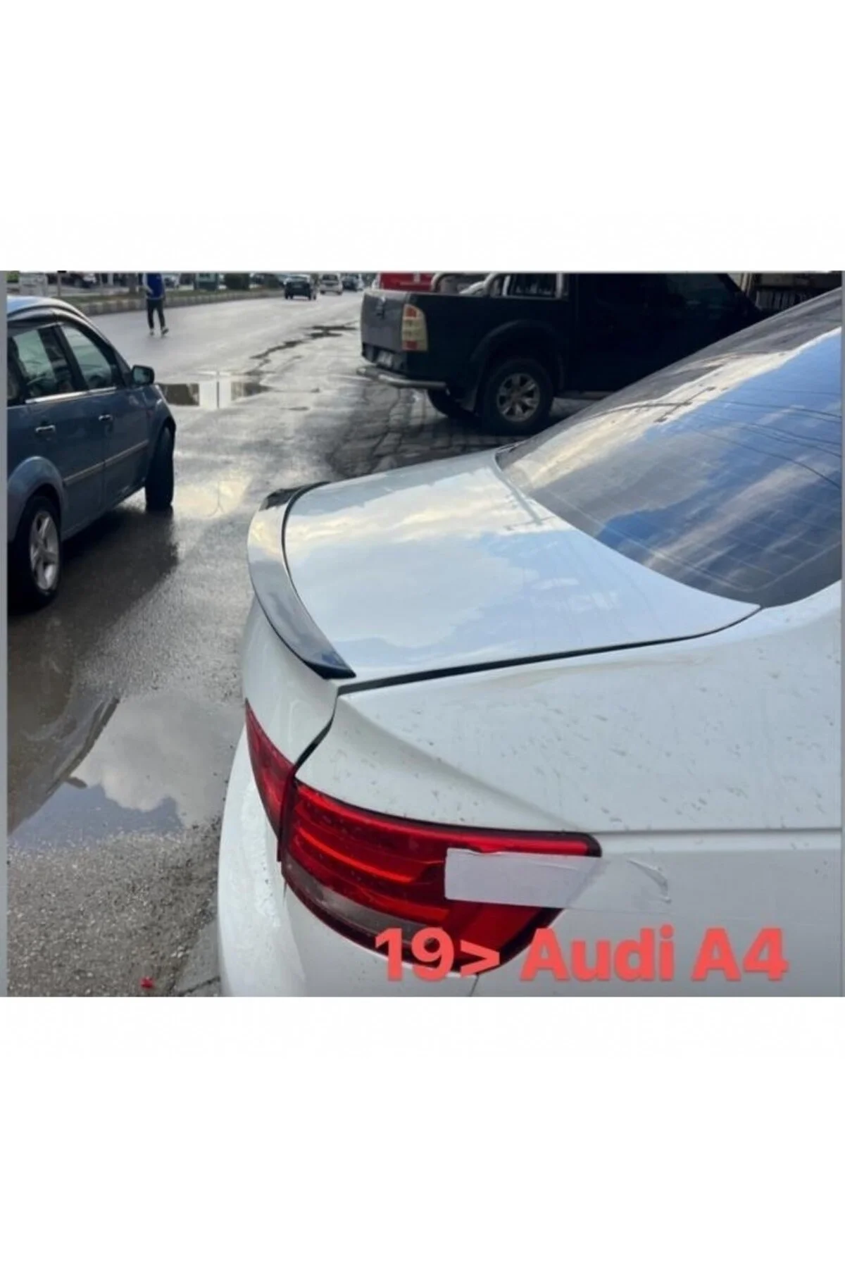 AUDİO A4 2019- BOYALI PLASTİK SPOİLER