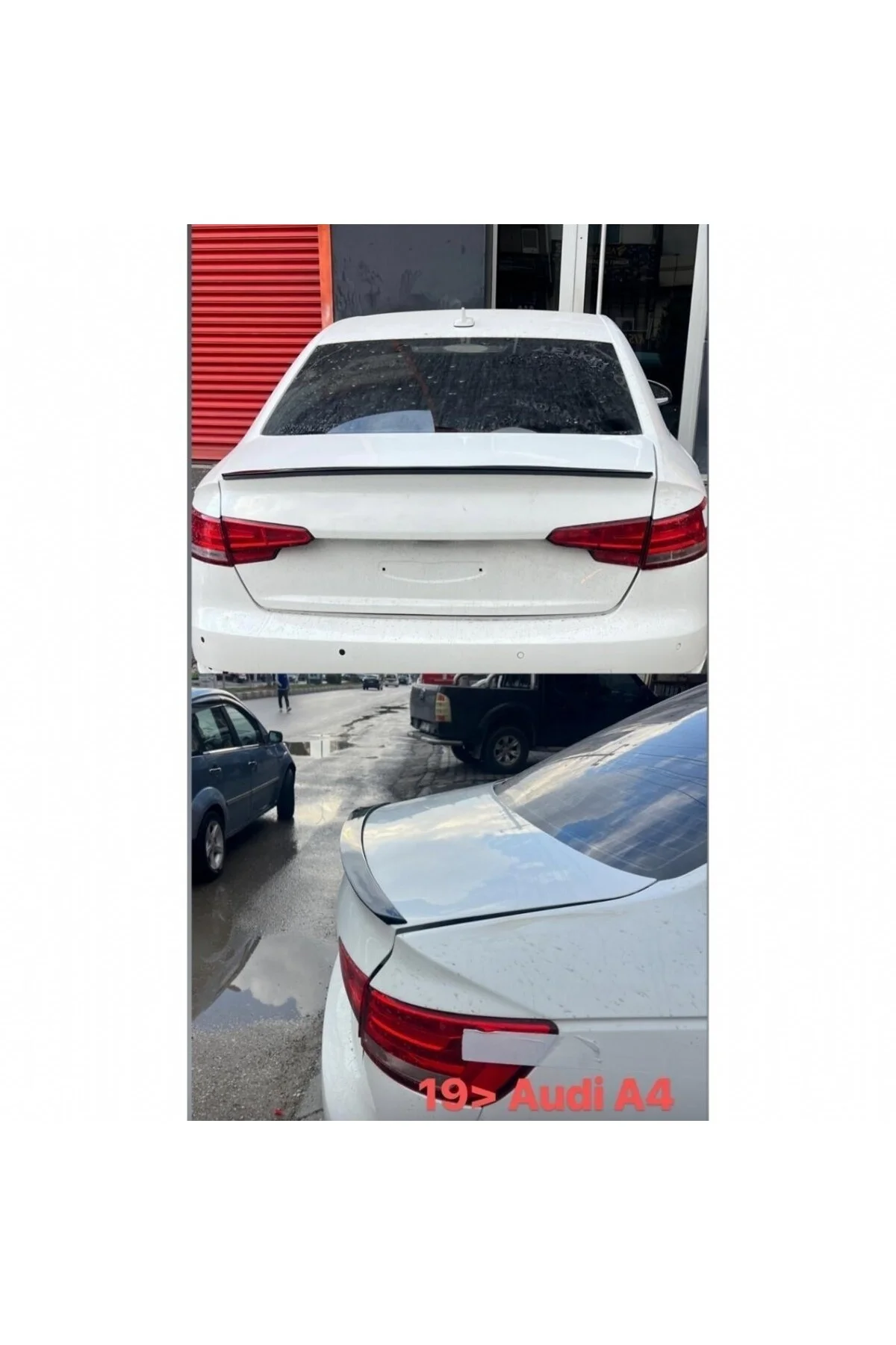AUDİO A4 2019- BOYALI PLASTİK SPOİLER