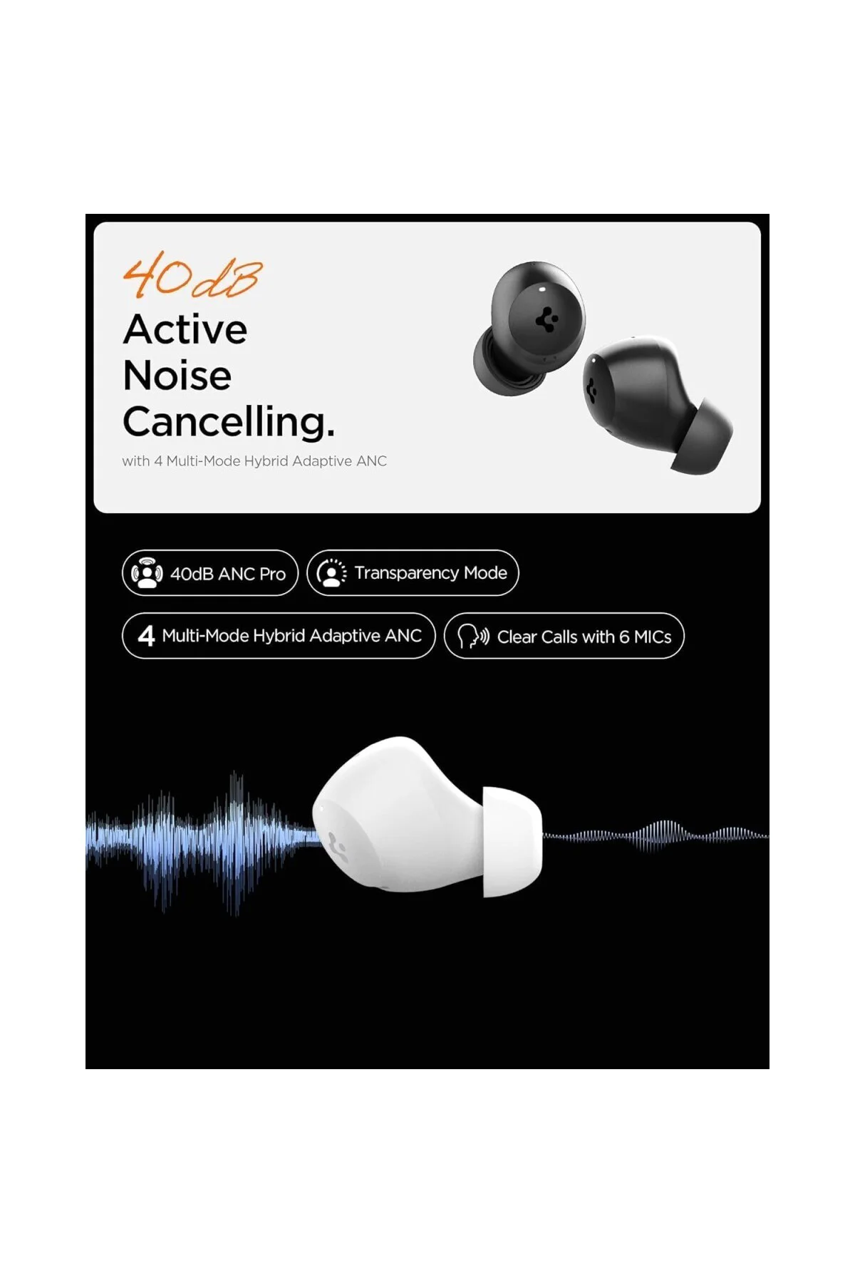Audio TWS P10 Bluetooth Kablosuz Kulaklık - ANC Pro Aktif Gürültü