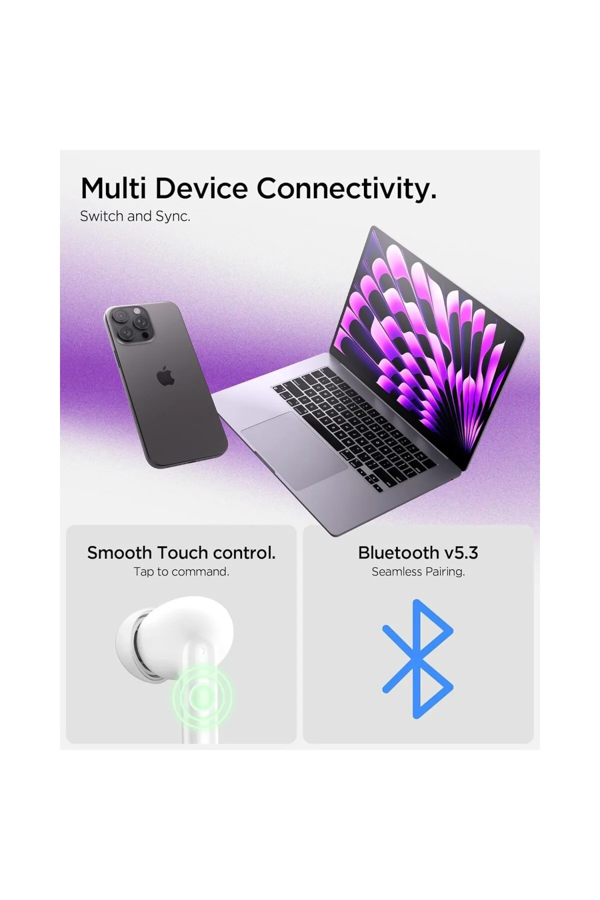 Audio TWS S10 Bluetooth Kablosuz Kulaklık - ANC Aktif Gürültü Engelleme + ENC 6 Mikrof Audio TWS S10 Bluetooth Kablosuz Kulaklık - ANC Aktif Gürültü Engelleme + ENC 6 Mikrof