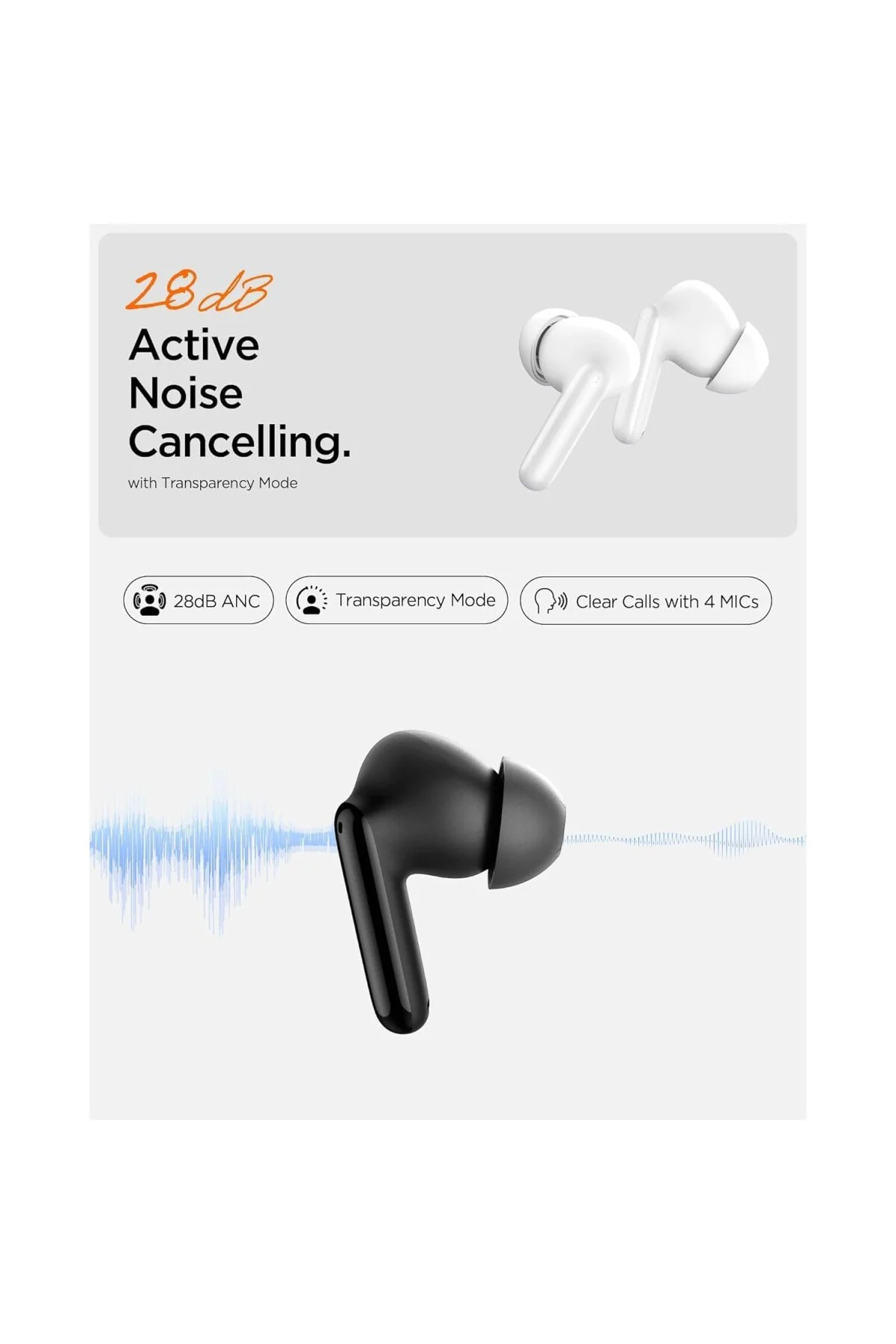 Audio TWS S10 Bluetooth Kablosuz Kulaklık - ANC Aktif Gürültü Engelleme + ENC 6 Mikrof Audio TWS S10 Bluetooth Kablosuz Kulaklık - ANC Aktif Gürültü Engelleme + ENC 6 Mikrof