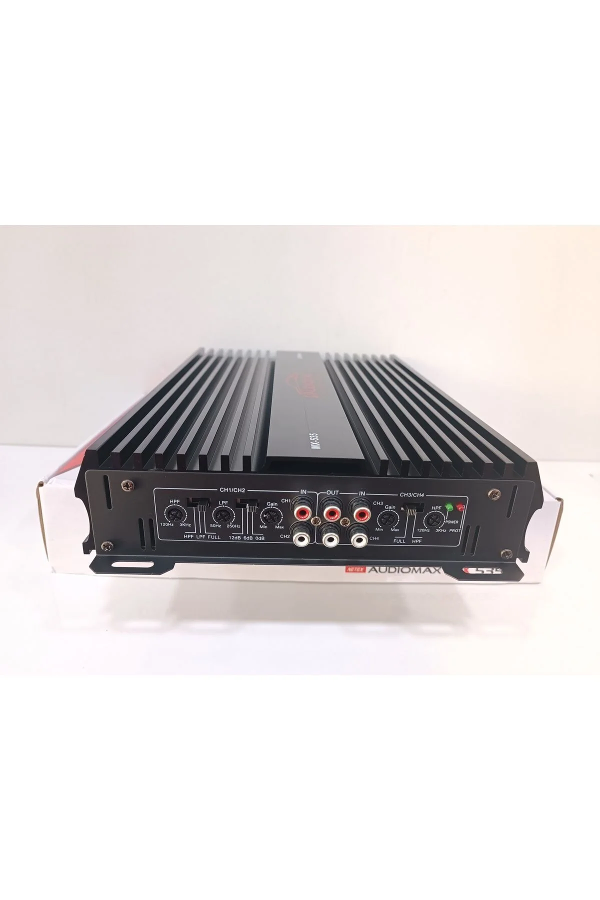 AUDIOMAX MX535 4 KANAL 3000 ARAÇ SES SİSTEM AMFİSİ