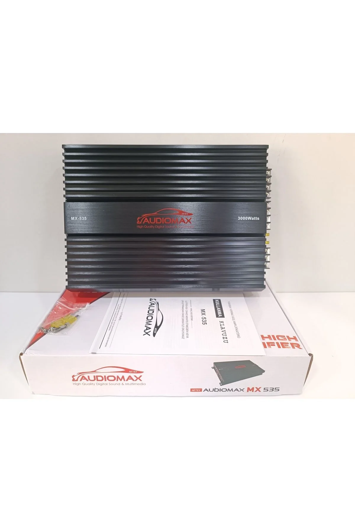 AUDIOMAX MX535 4 KANAL 3000 ARAÇ SES SİSTEM AMFİSİ