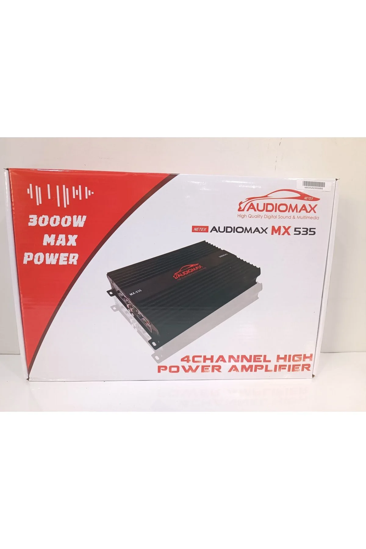 AUDIOMAX MX535 4 KANAL 3000 ARAÇ SES SİSTEM AMFİSİ