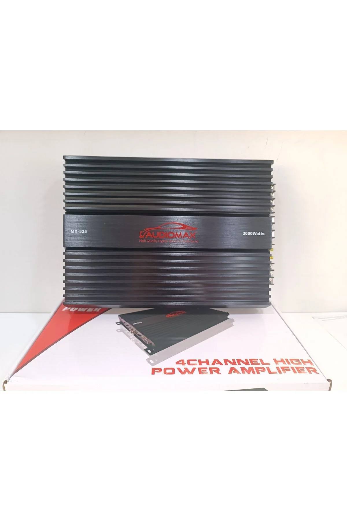 AUDIOMAX MX535 4 KANAL 3000 ARAÇ SES SİSTEM AMFİSİ