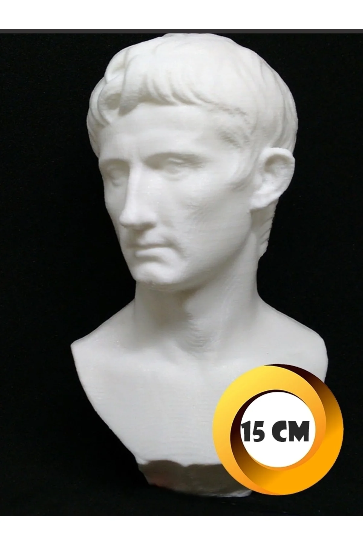 Augustus Büst 15 Cm Roma Imparatoru