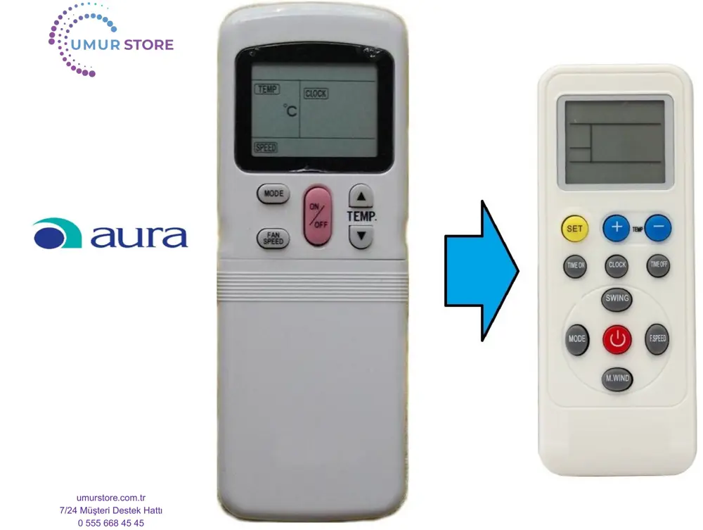 Aura ATS-22 Klima Kumandası – Eşdeğer