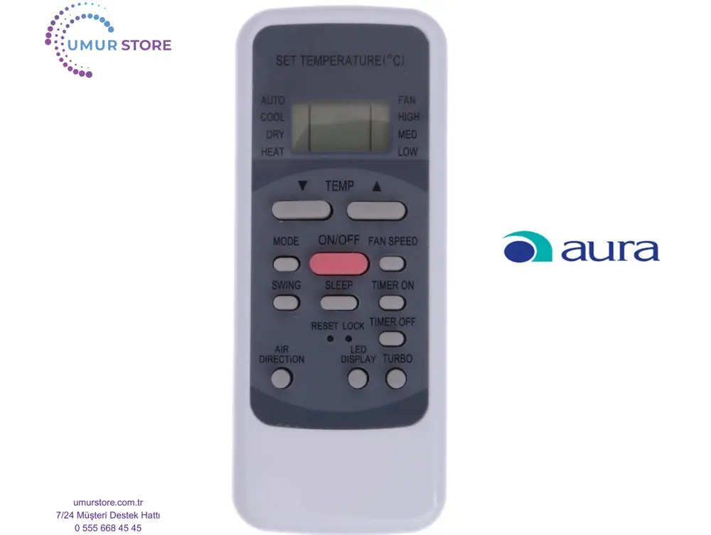Aura R51 Klima Kumandası Aura R51 Klima Kumandası