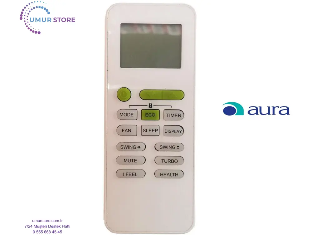 Aura TAC-12CHSA/KCI Uyumlu Klima Kumandası Aura TAC-12CHSA/KCI Uyumlu Klima Kumandası