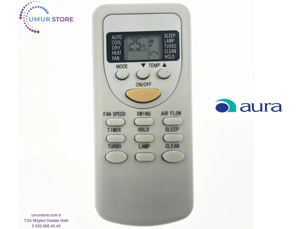 Aura ZH/JT-08 Klima Kumandası Aura ZH/JT-08 Klima Kumandası